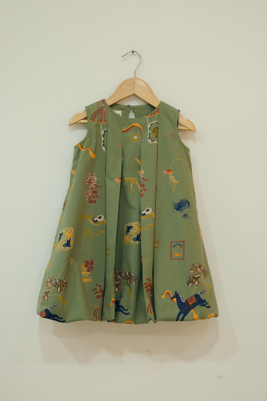 Little Horse Organic Cotton Dress