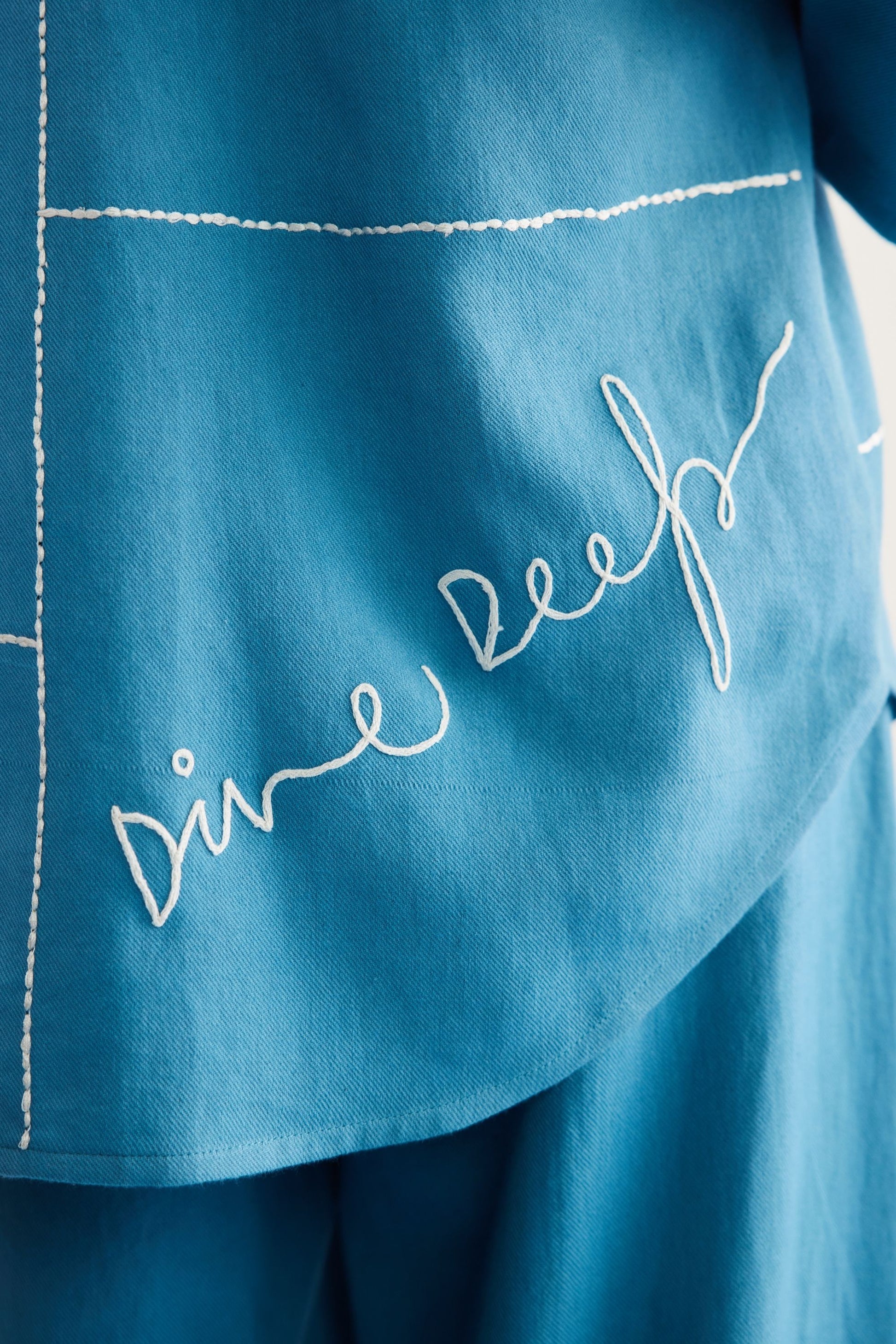 Meet Me By The Sea Handwoven Twill Shirt