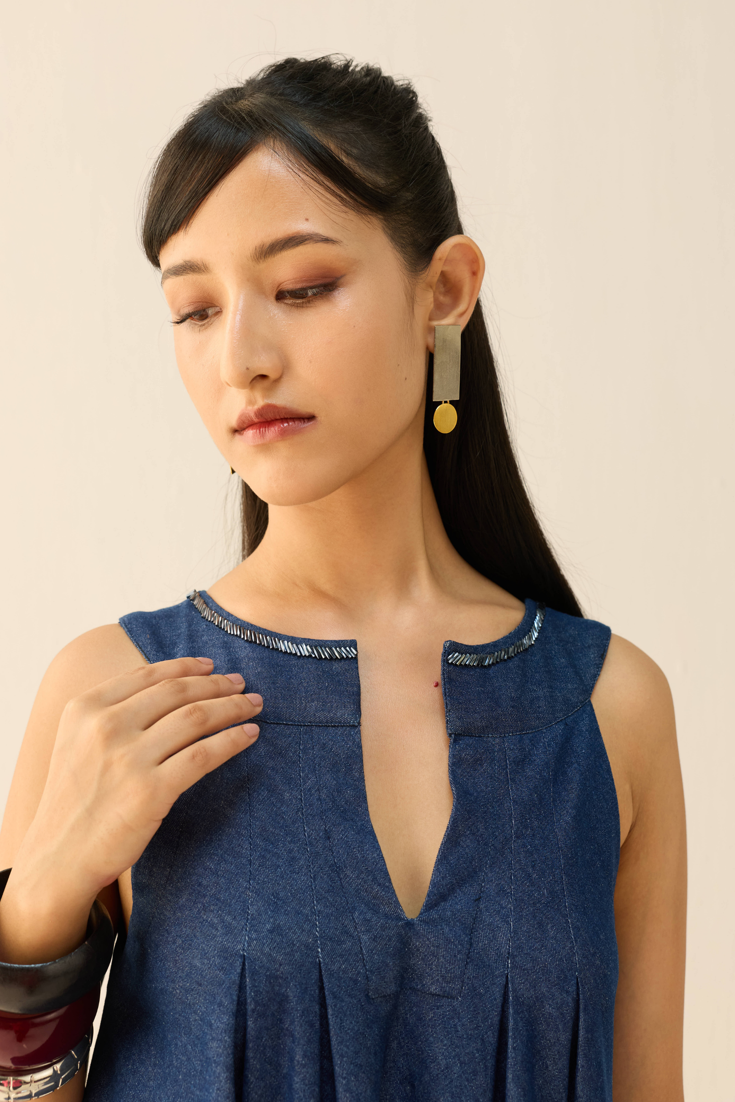 Midnight Waters Sustainable Denim Dress