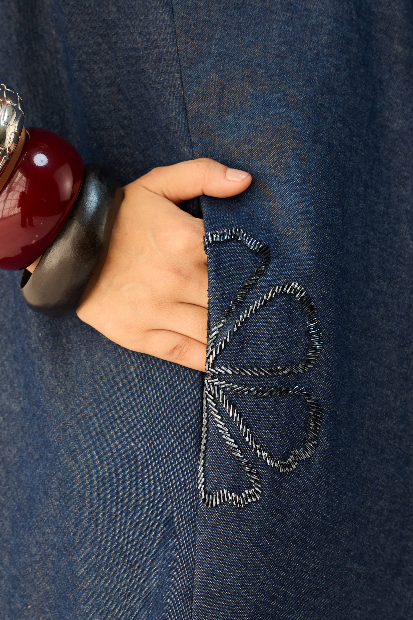 Midnight Waters Sustainable Denim Dress