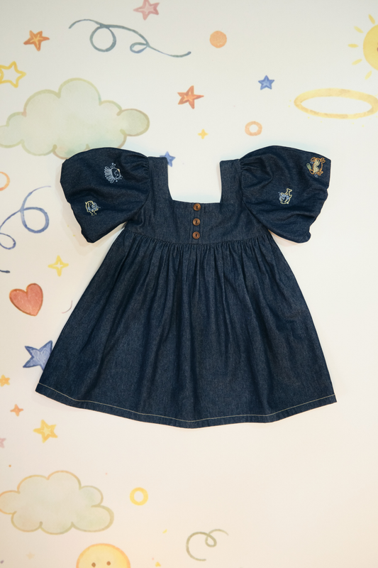 Ocean Life Sustainable Denim Dress