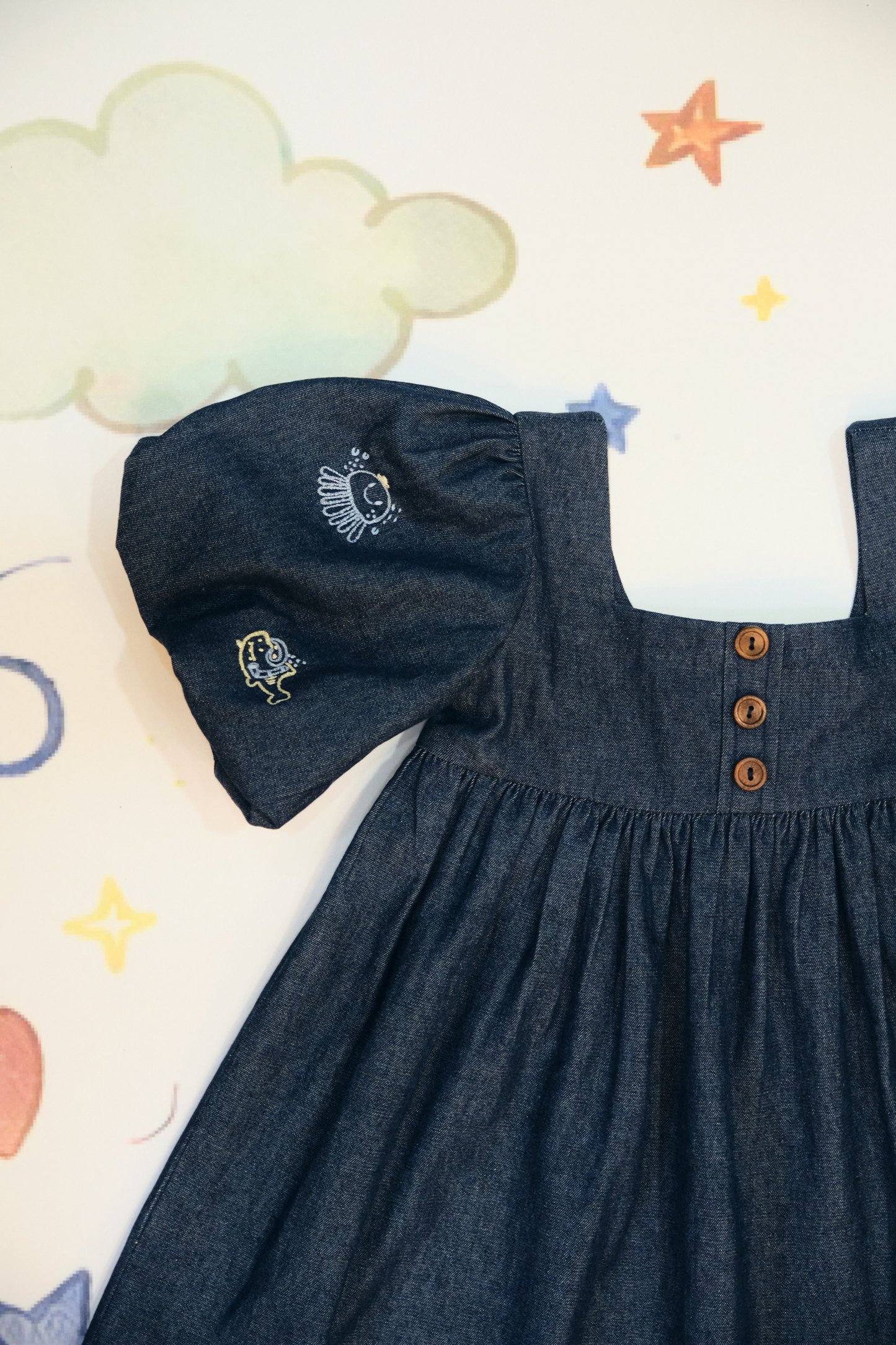 Ocean Life Sustainable Denim Dress