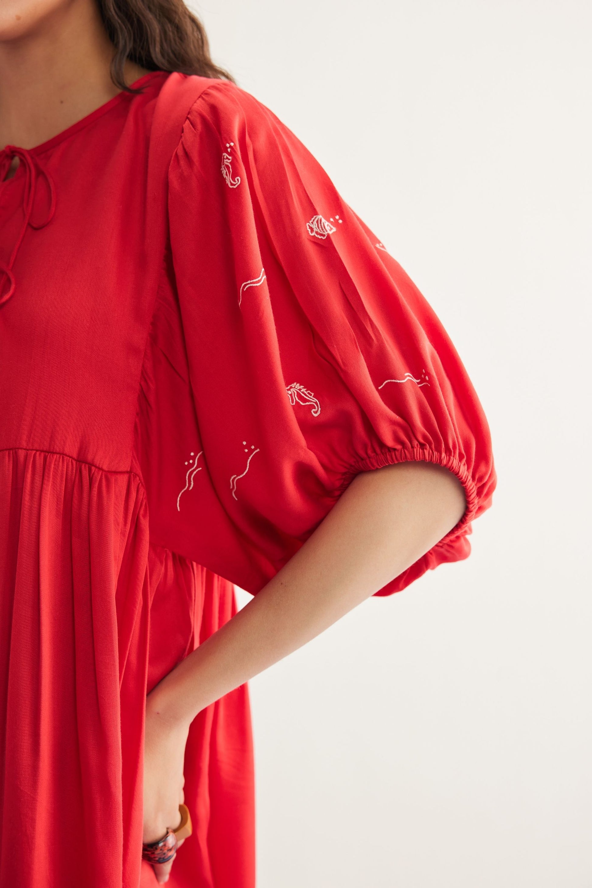 Ocean Wilds Tencel Dress