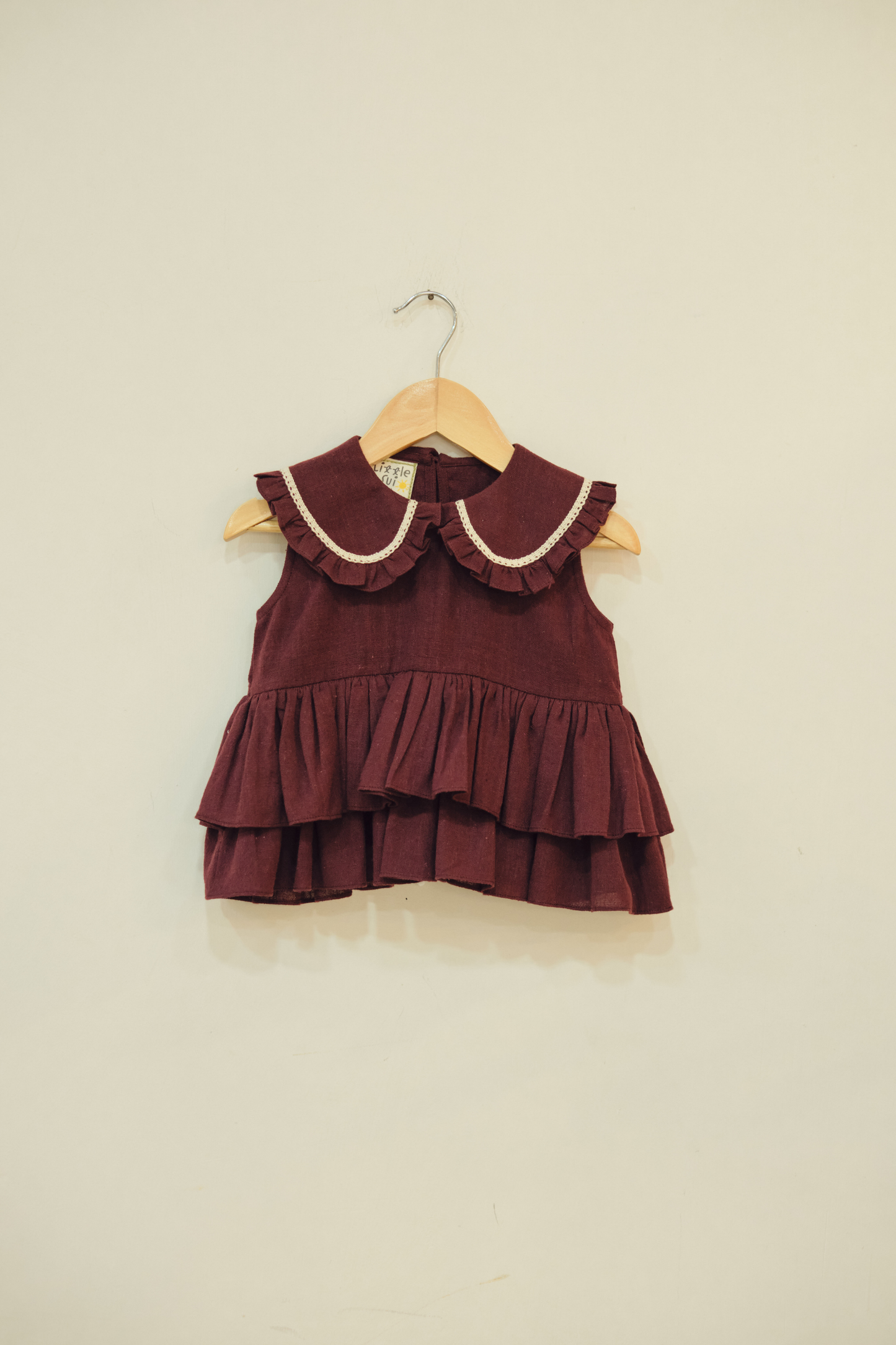 Plum Shore Handspun Handwoven Organic Cotton Top