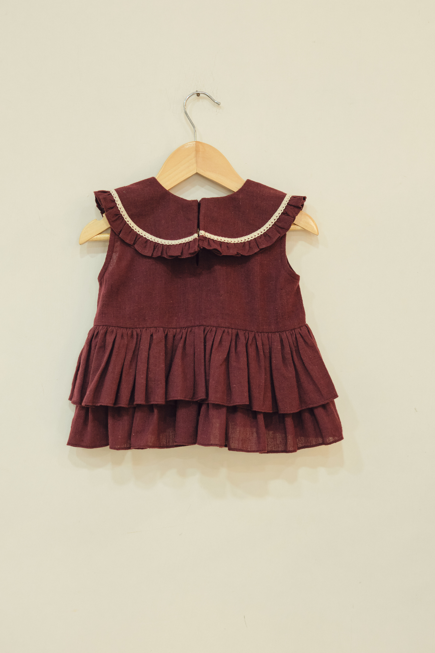 Plum Shore Handspun Handwoven Organic Cotton Top