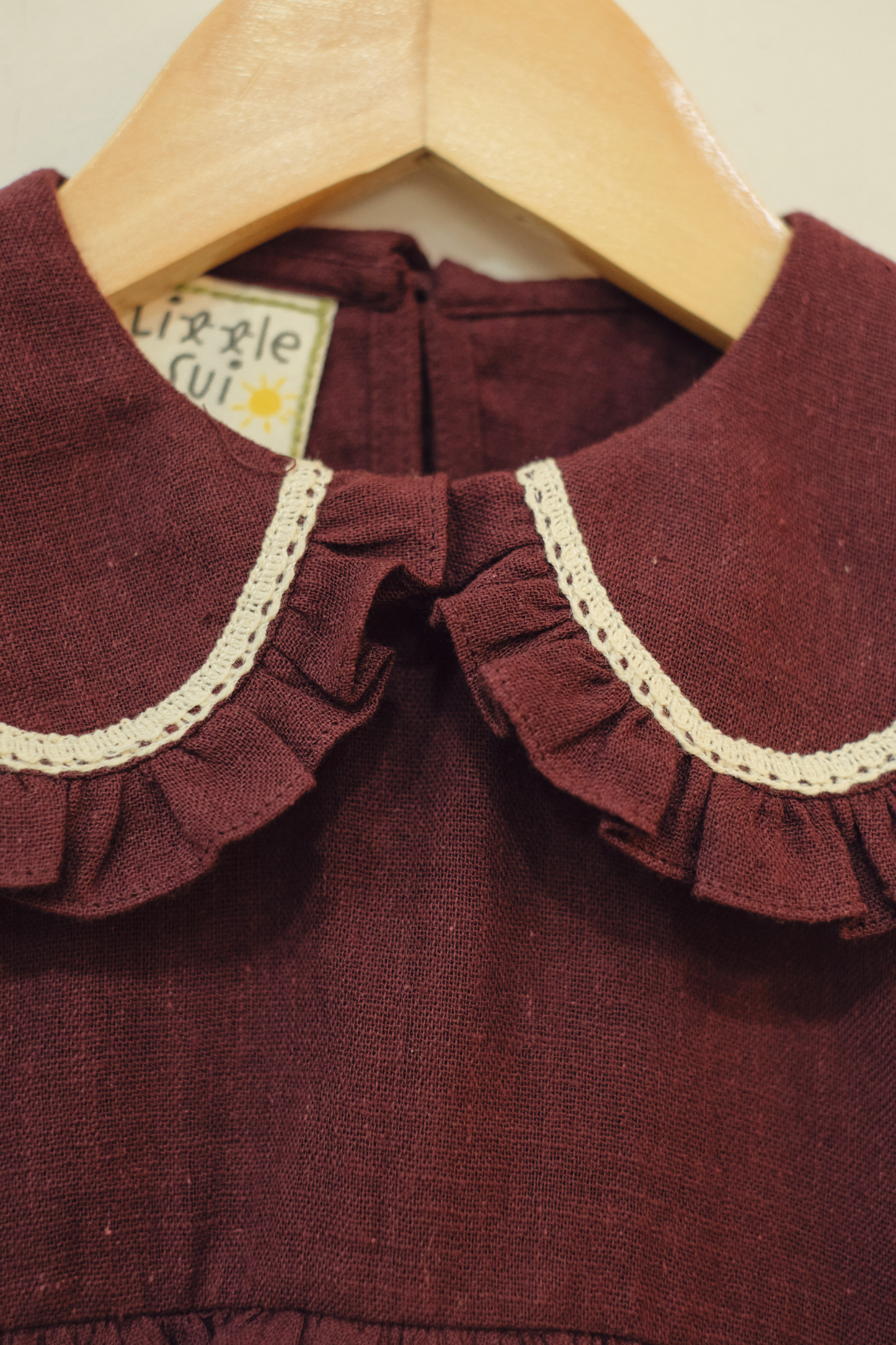 Plum Shore Handspun Handwoven Organic Cotton Top