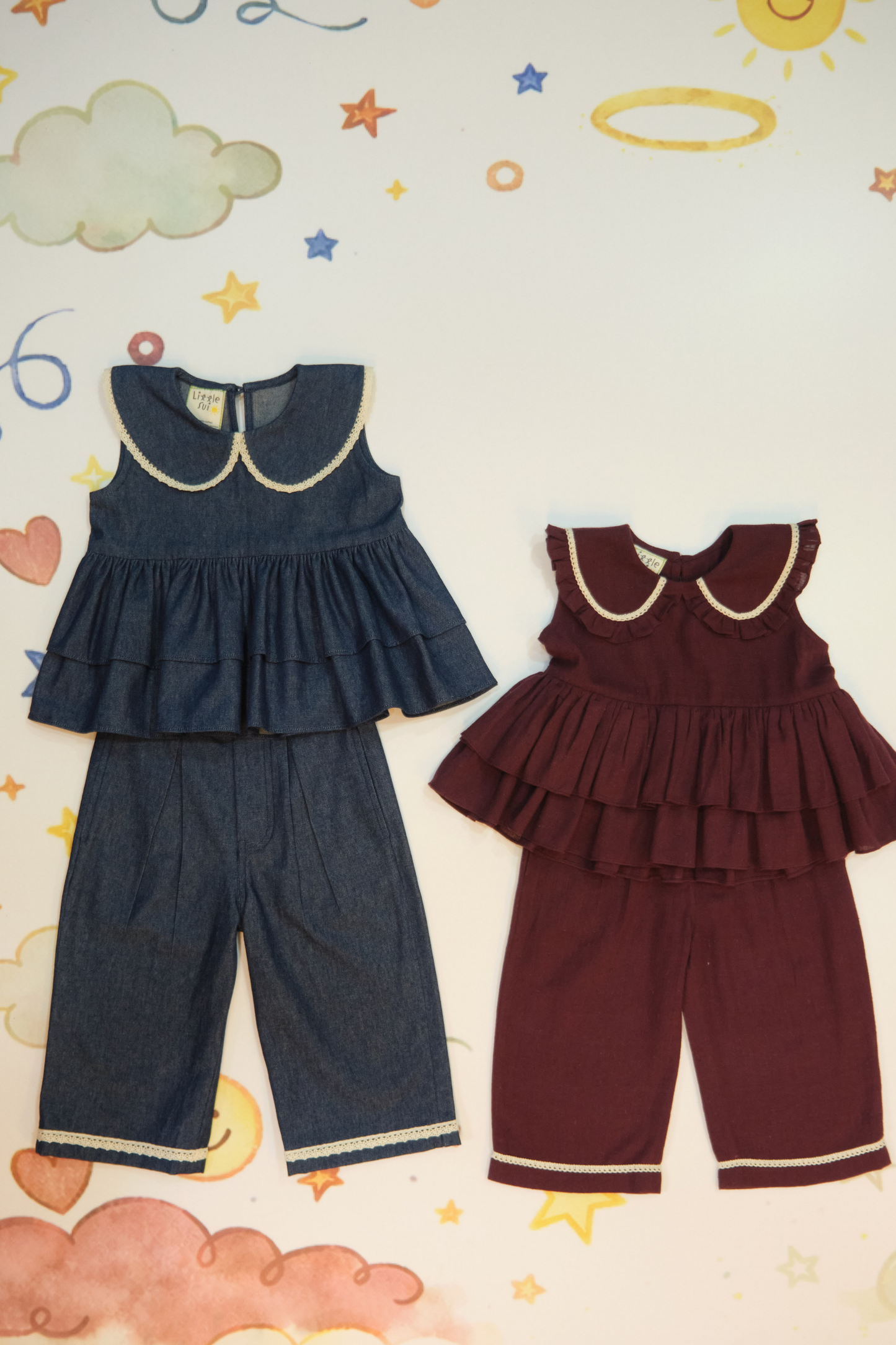 Plum Shore Handspun Handwoven Organic Cotton Trousers