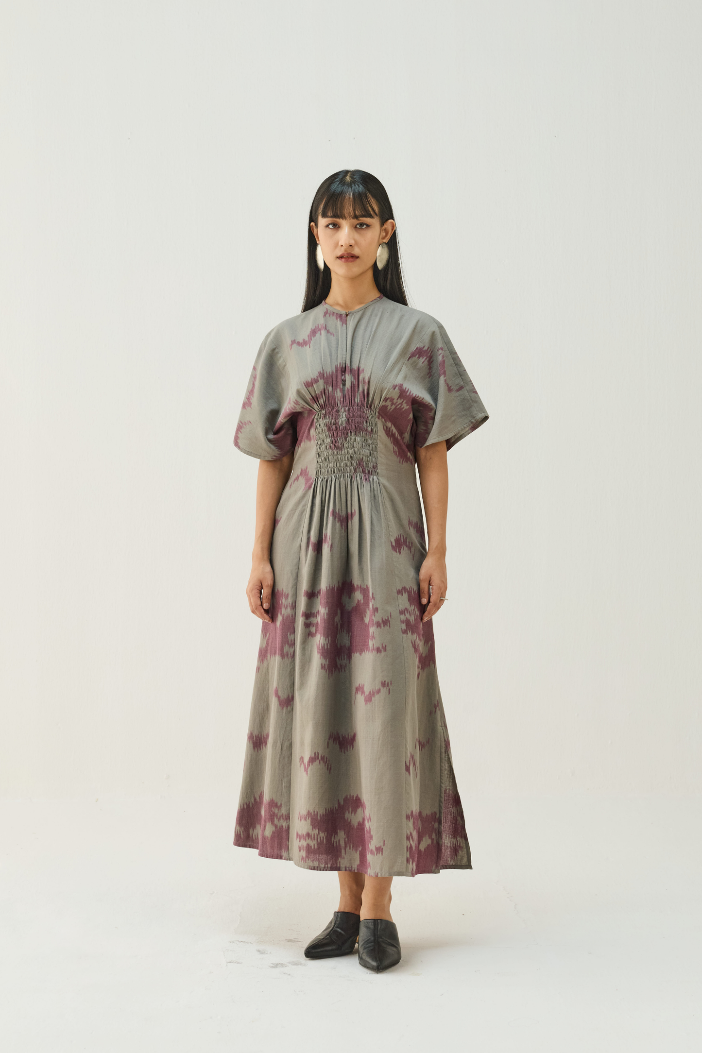 Purpose Handwoven Ikkat Maxi Dress