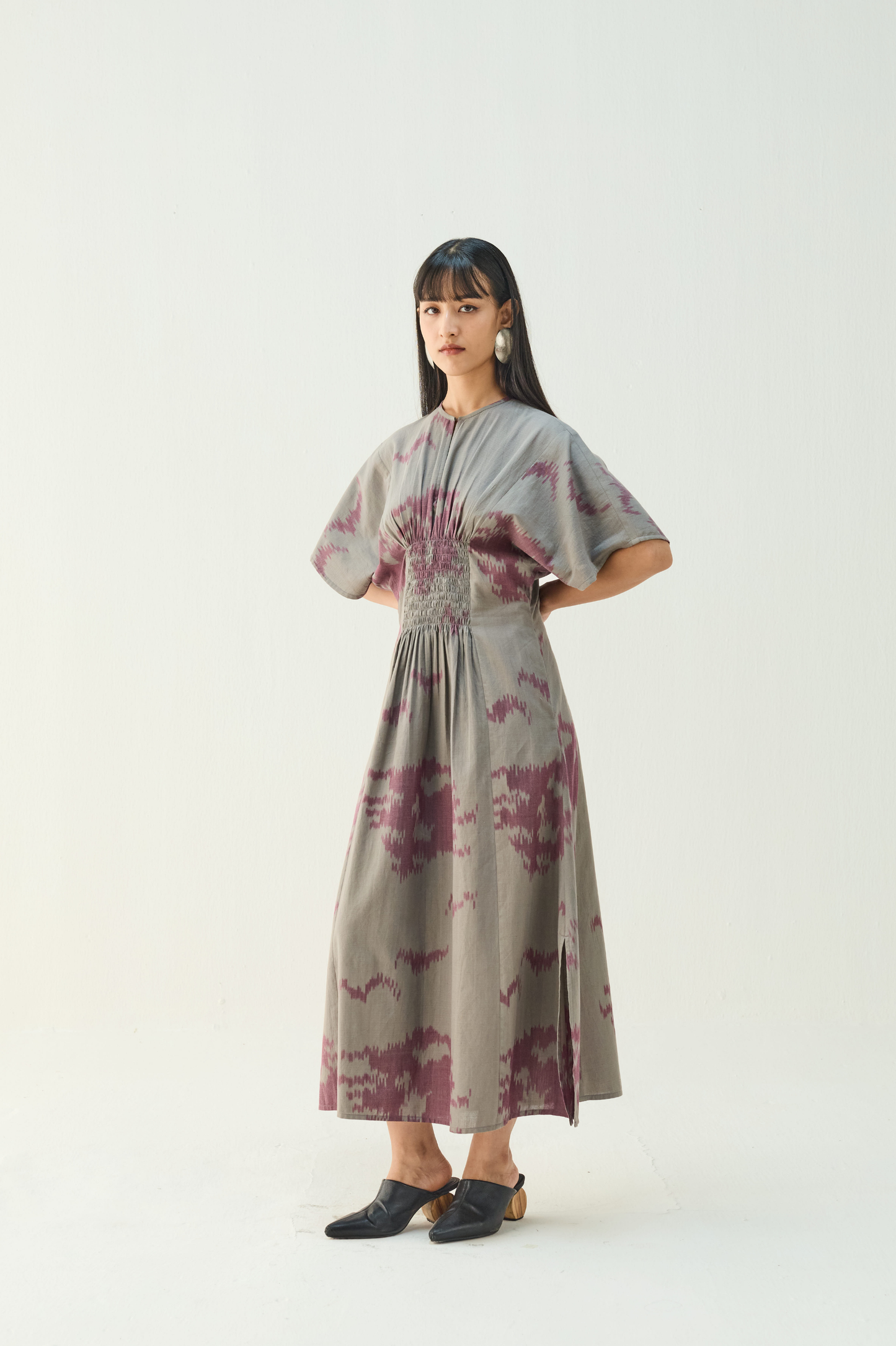 Purpose Handwoven Ikkat Maxi Dress