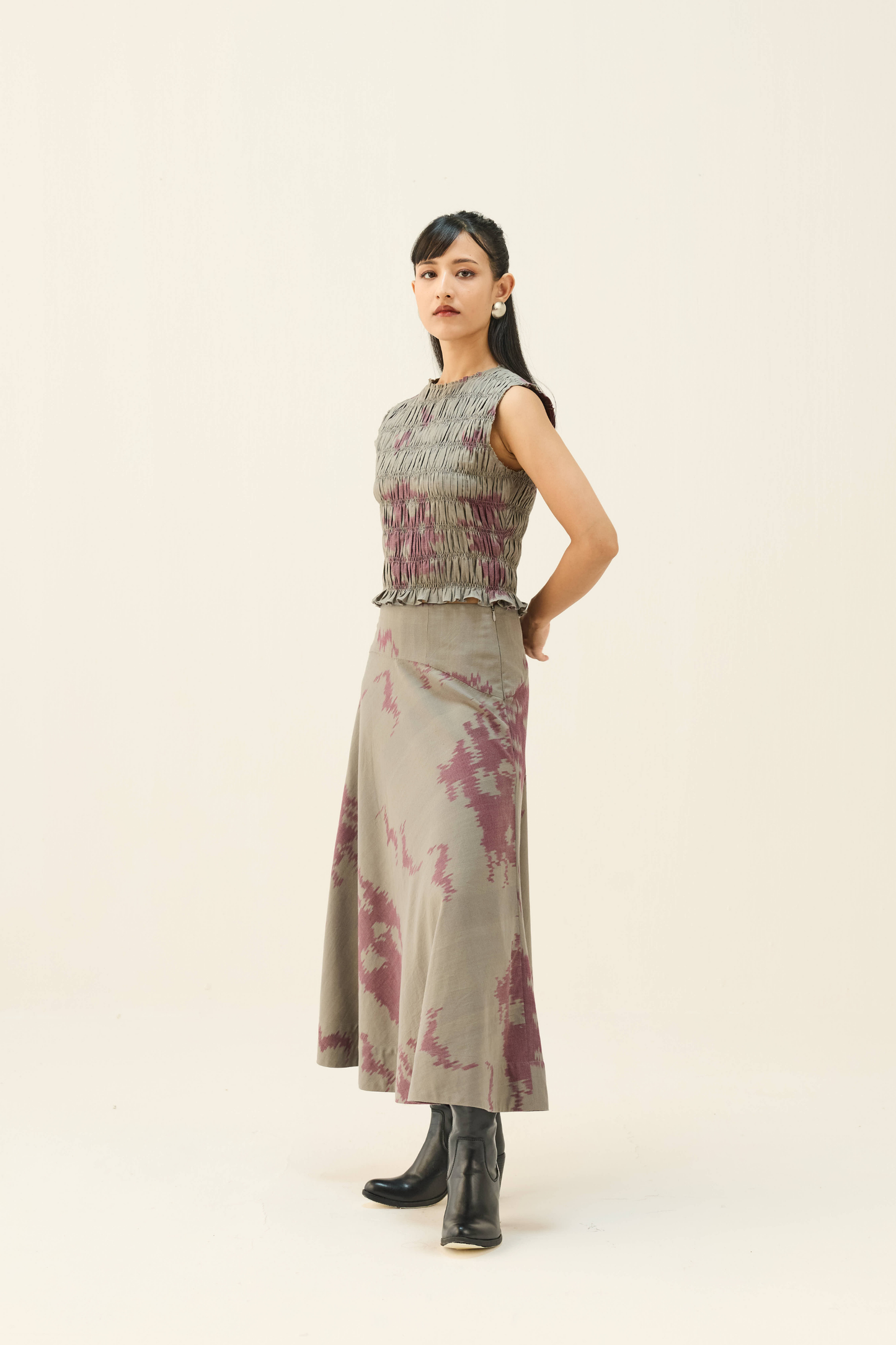 Purpose Handwoven Ikkat Top