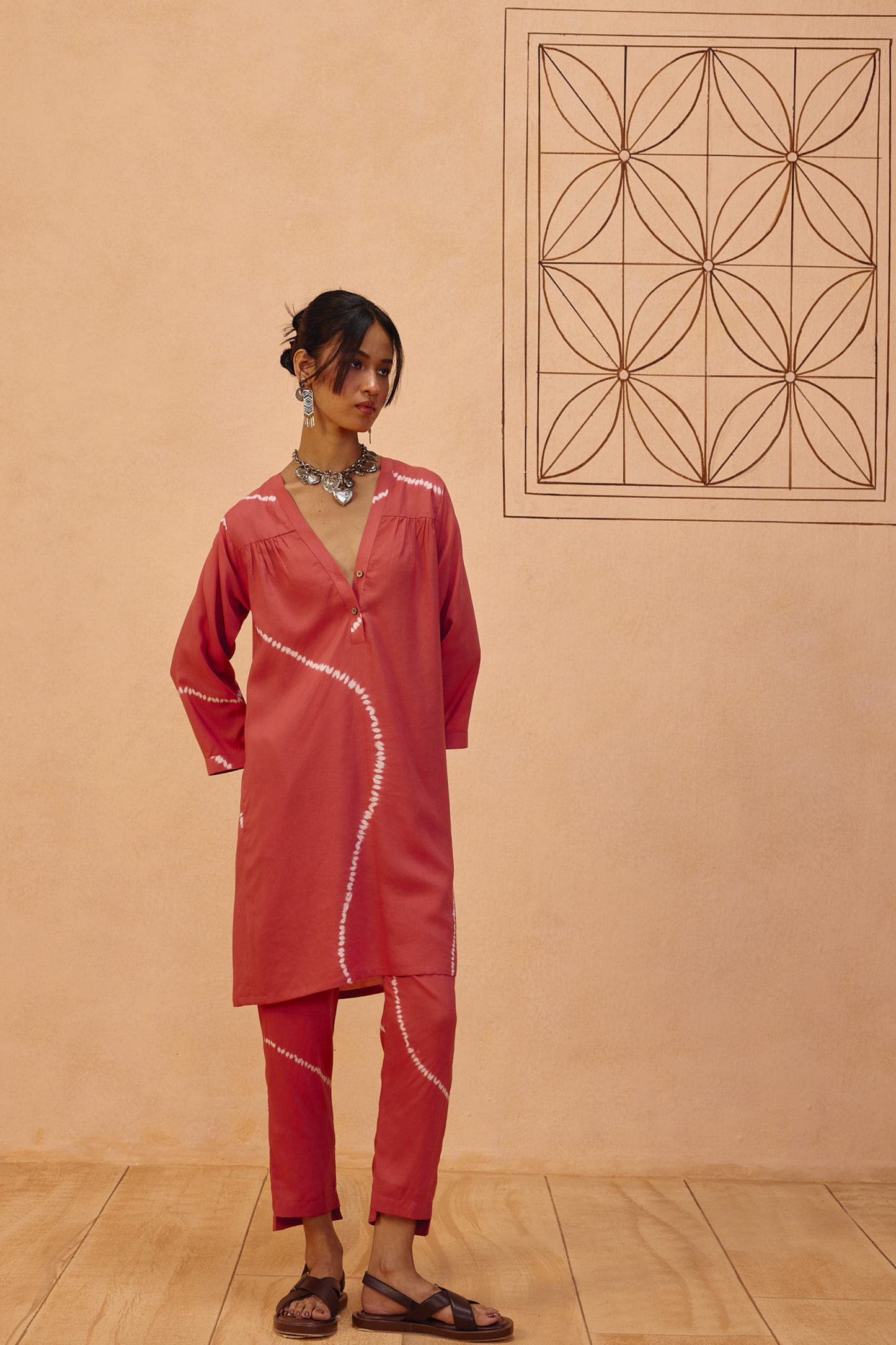 Rosy Earth Lyocell Kurta