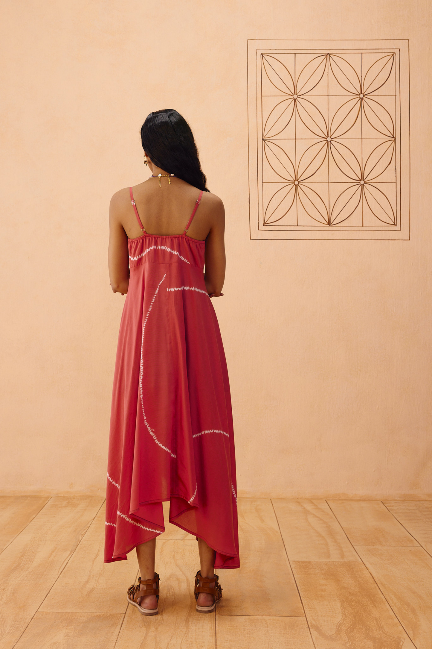 Rosy Sea Lyocell Dress