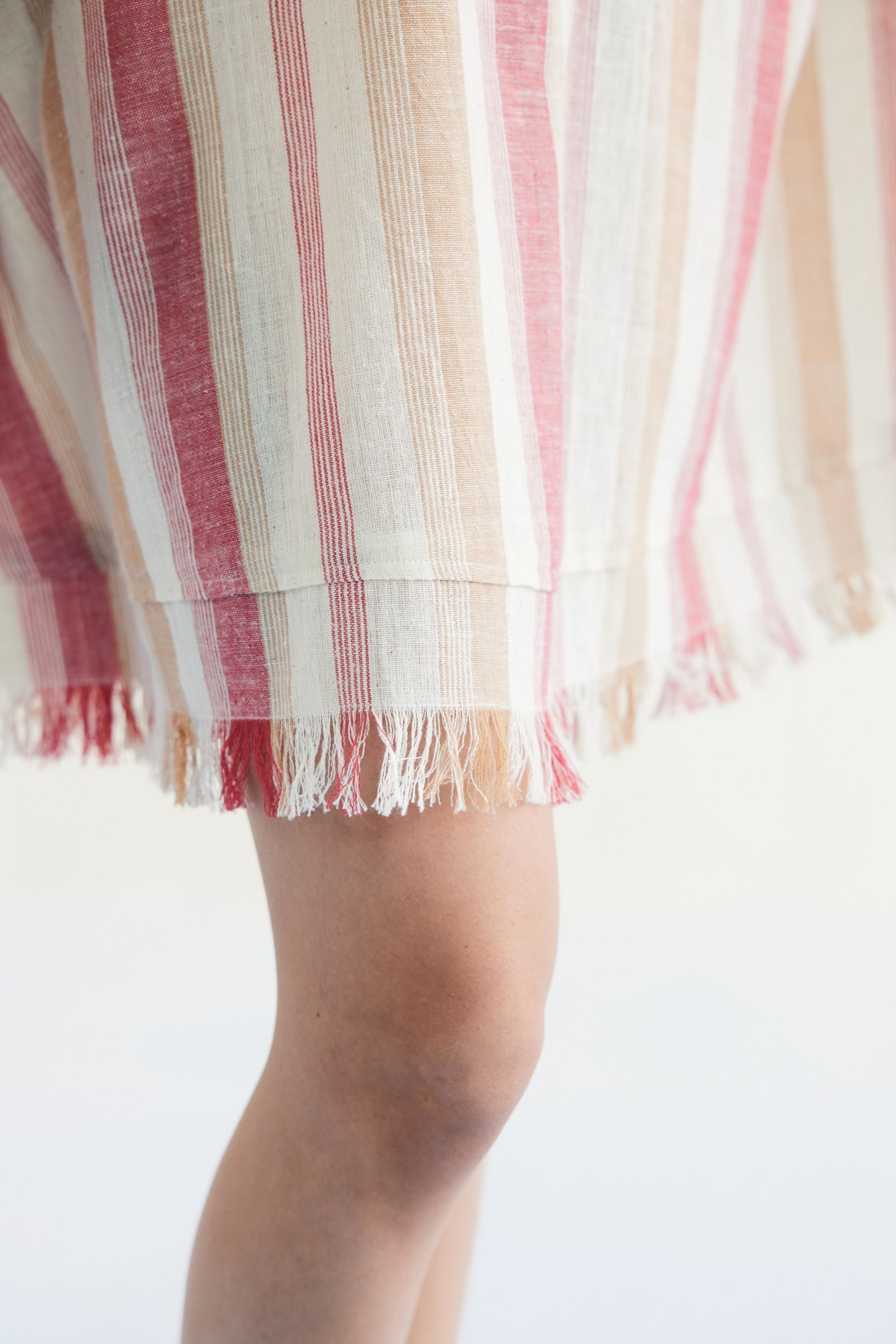 Saltwater Summer Handwoven Kala Cotton Kaftan Dress