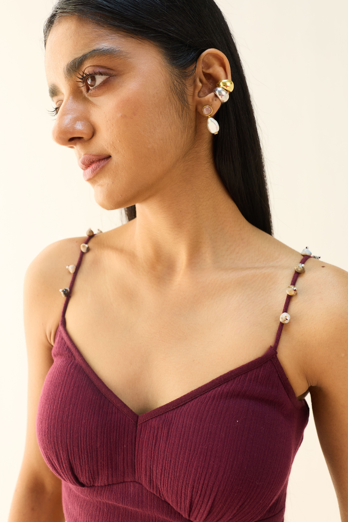 Sangria Sea Organic Cotton Bustier