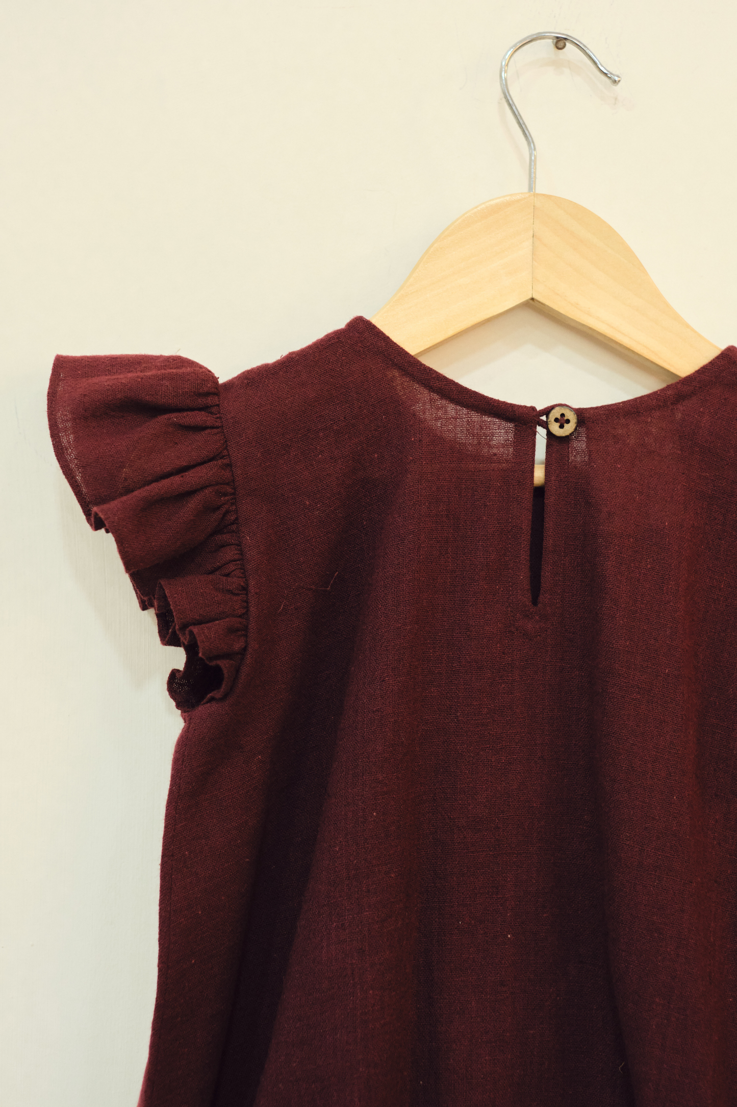 Sea Day Handspun Handwoven Organic Cotton Romper