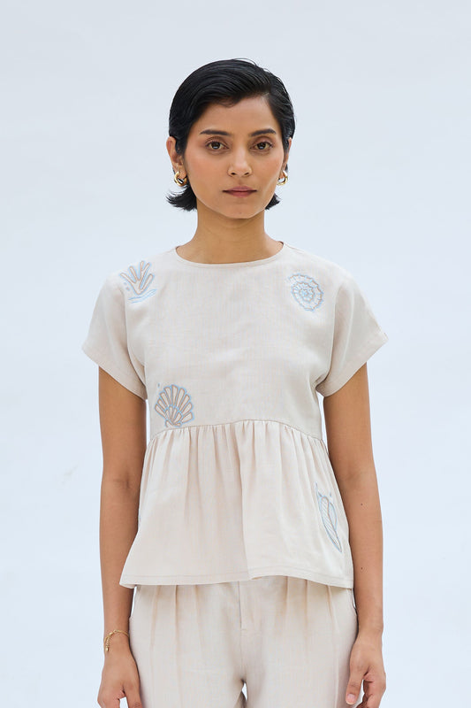 Sea Soul Linen Top