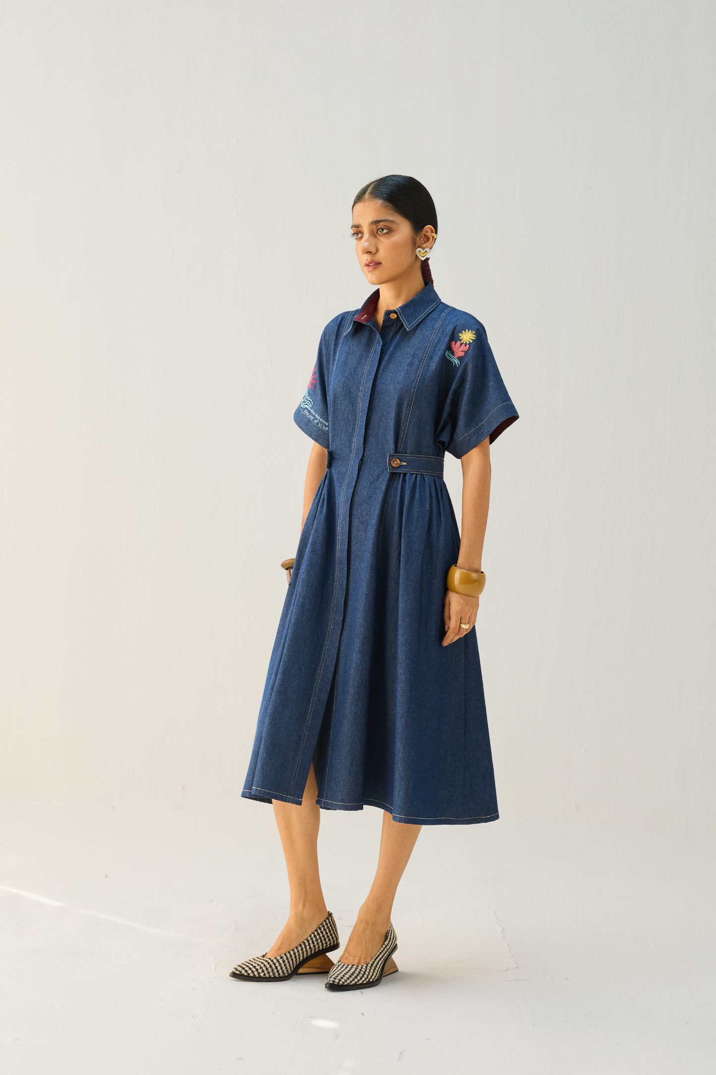 Shades Of Blue Sustainable Denim Dress