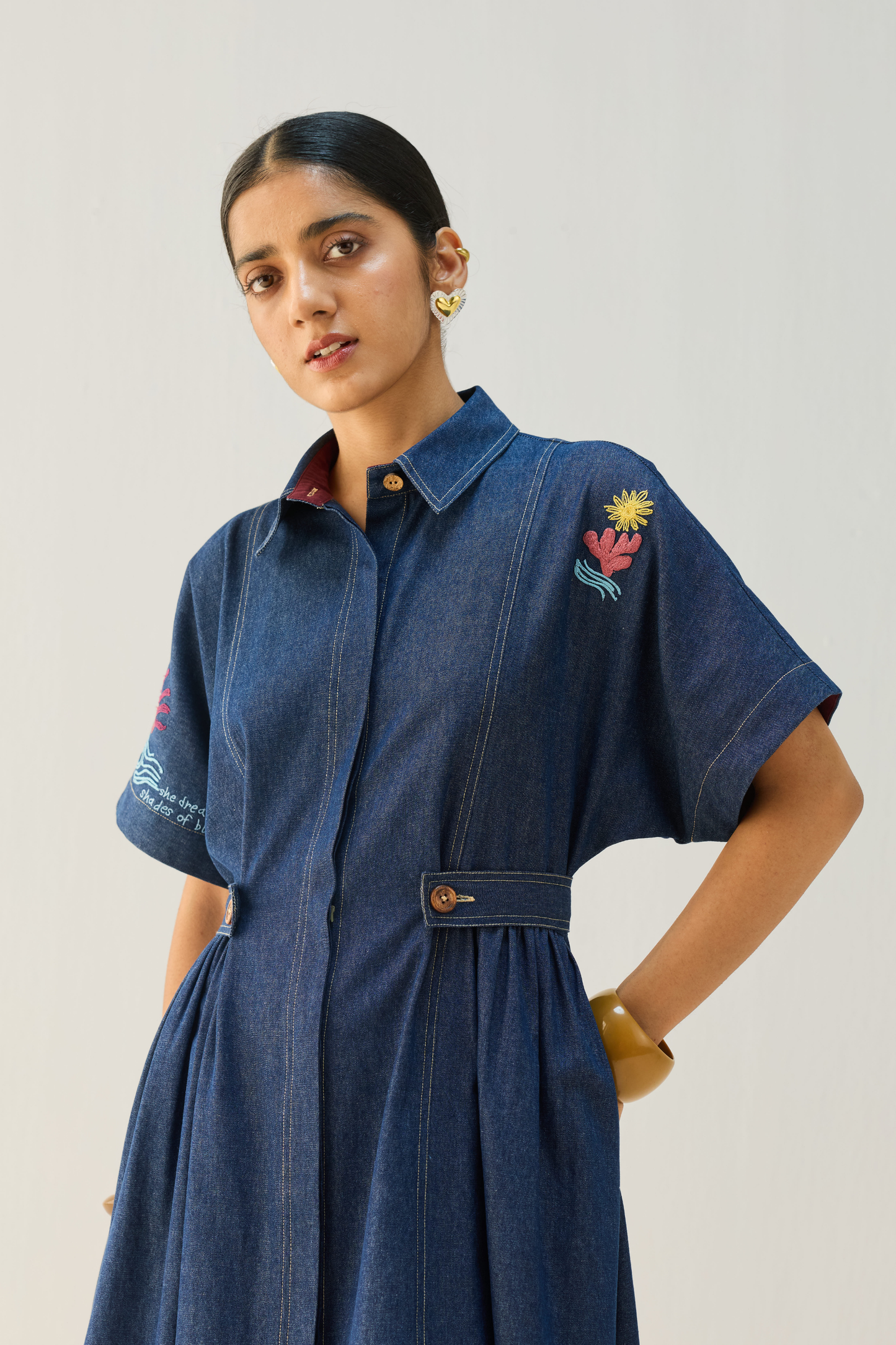 Shades Of Blue Sustainable Denim Dress
