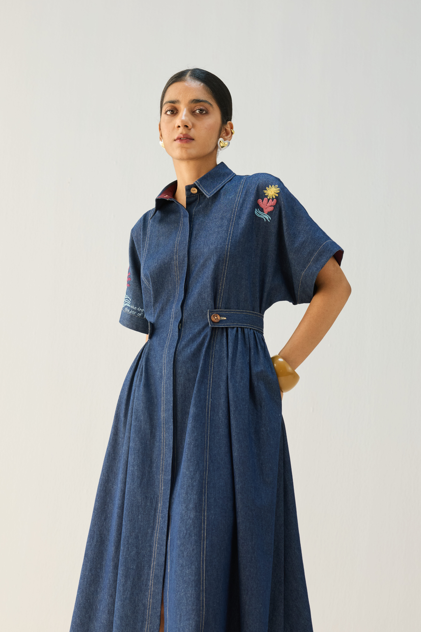 Shades Of Blue Sustainable Denim Dress