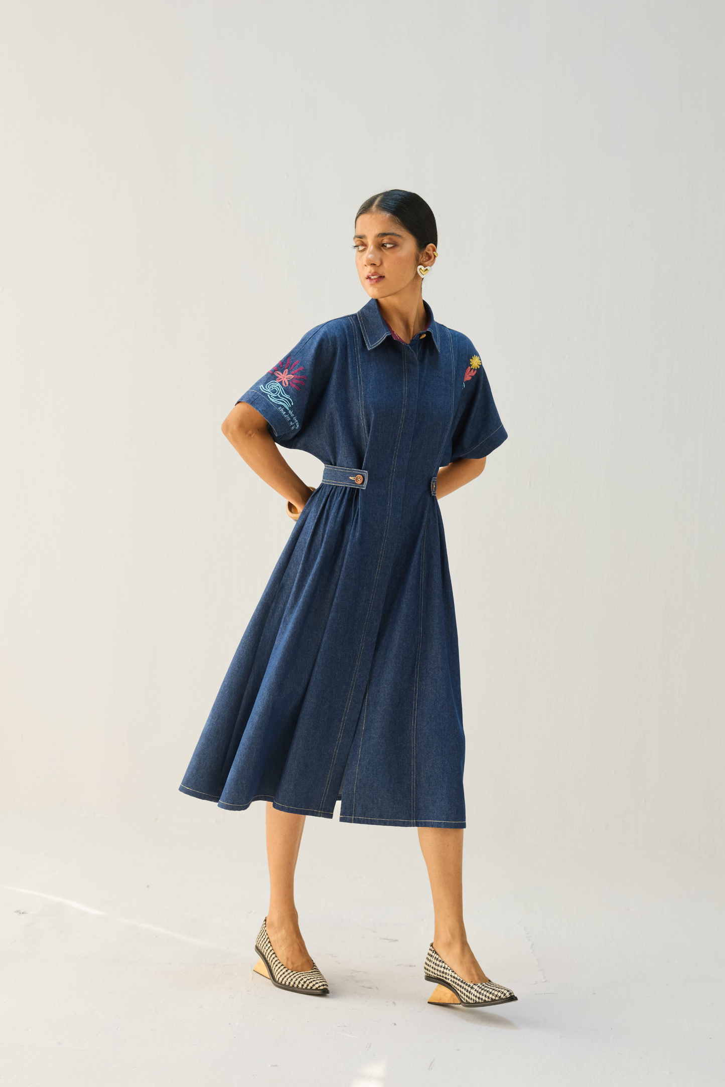 Shades Of Blue Sustainable Denim Dress