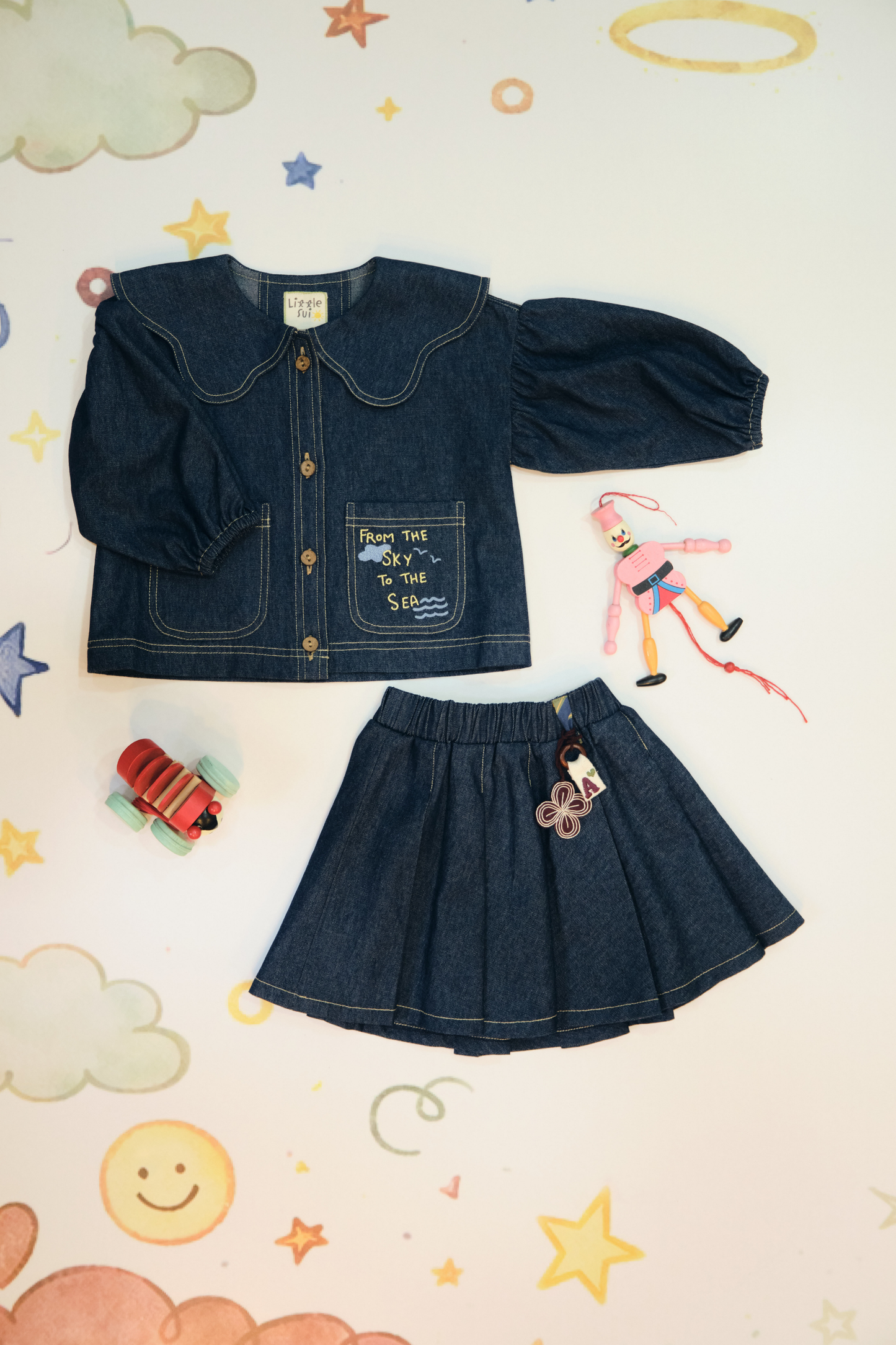 Sky To Sea Sustainable Denim Top