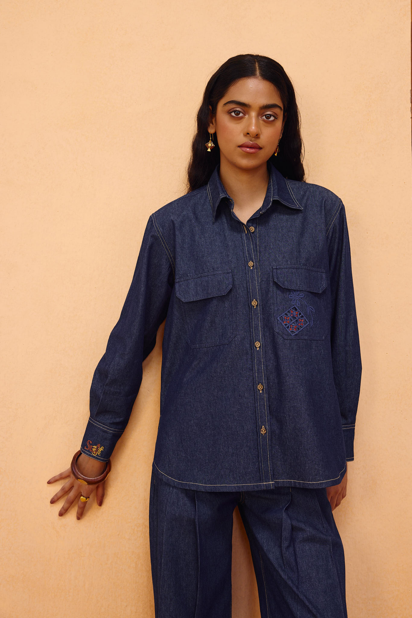 Slow Roots Sustainable Denim Shirt