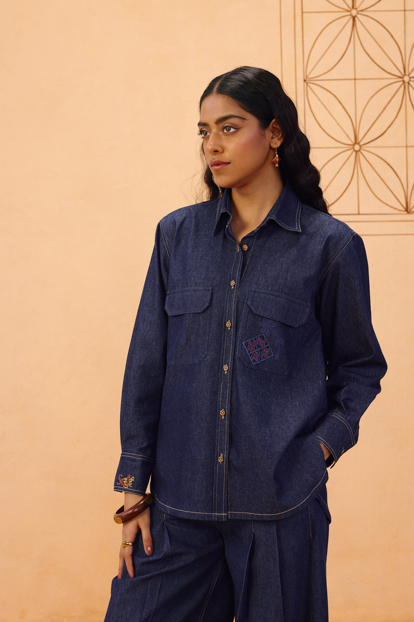 Slow Roots Sustainable Denim Shirt