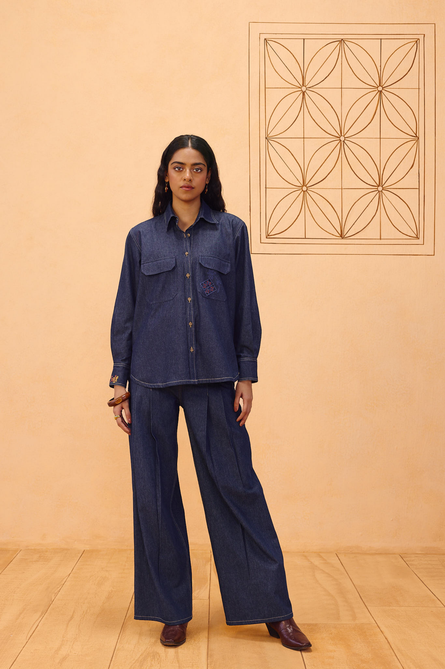 Slow Roots Sustainable Denim Shirt