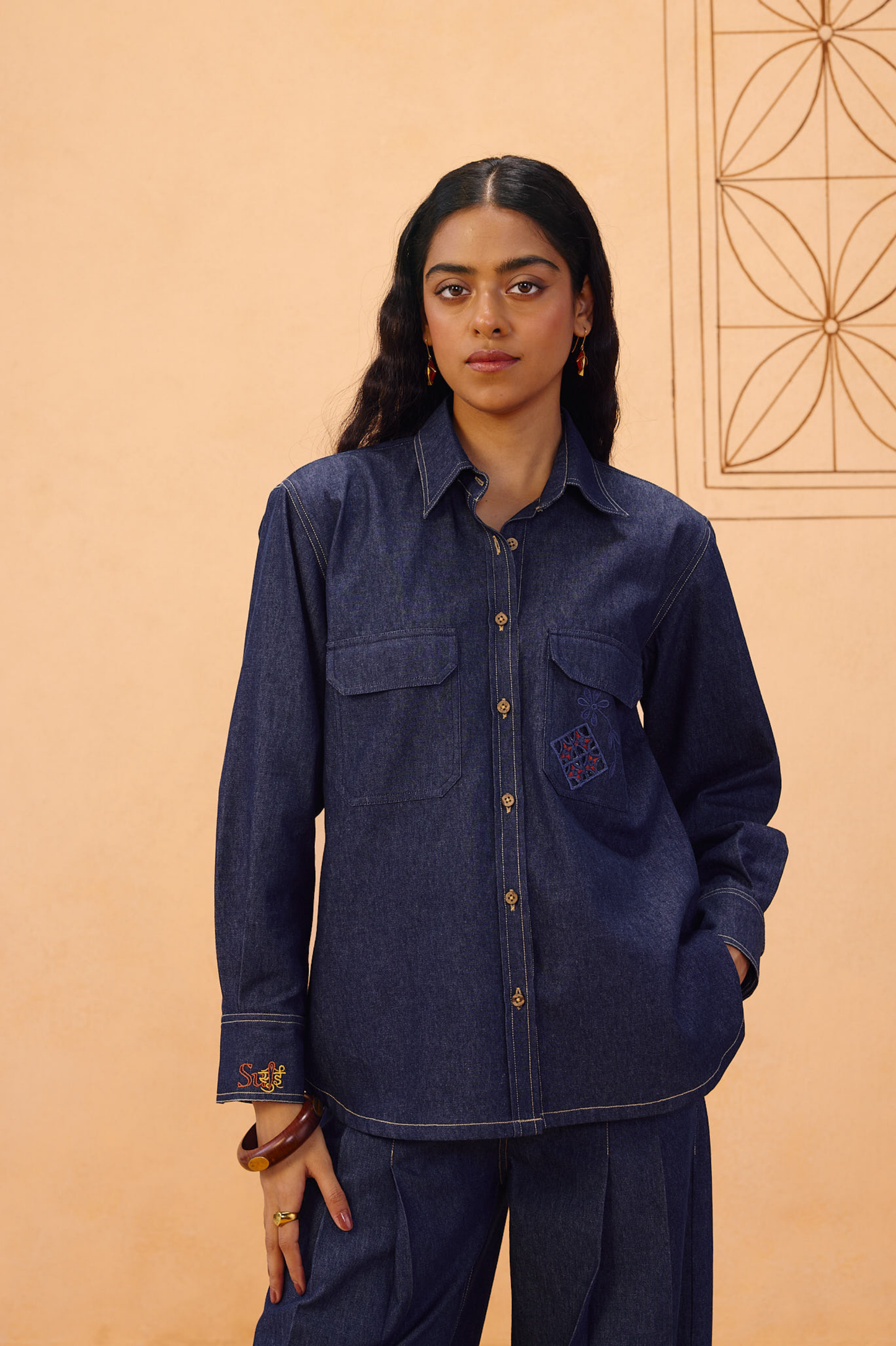 Slow Roots Sustainable Denim Shirt