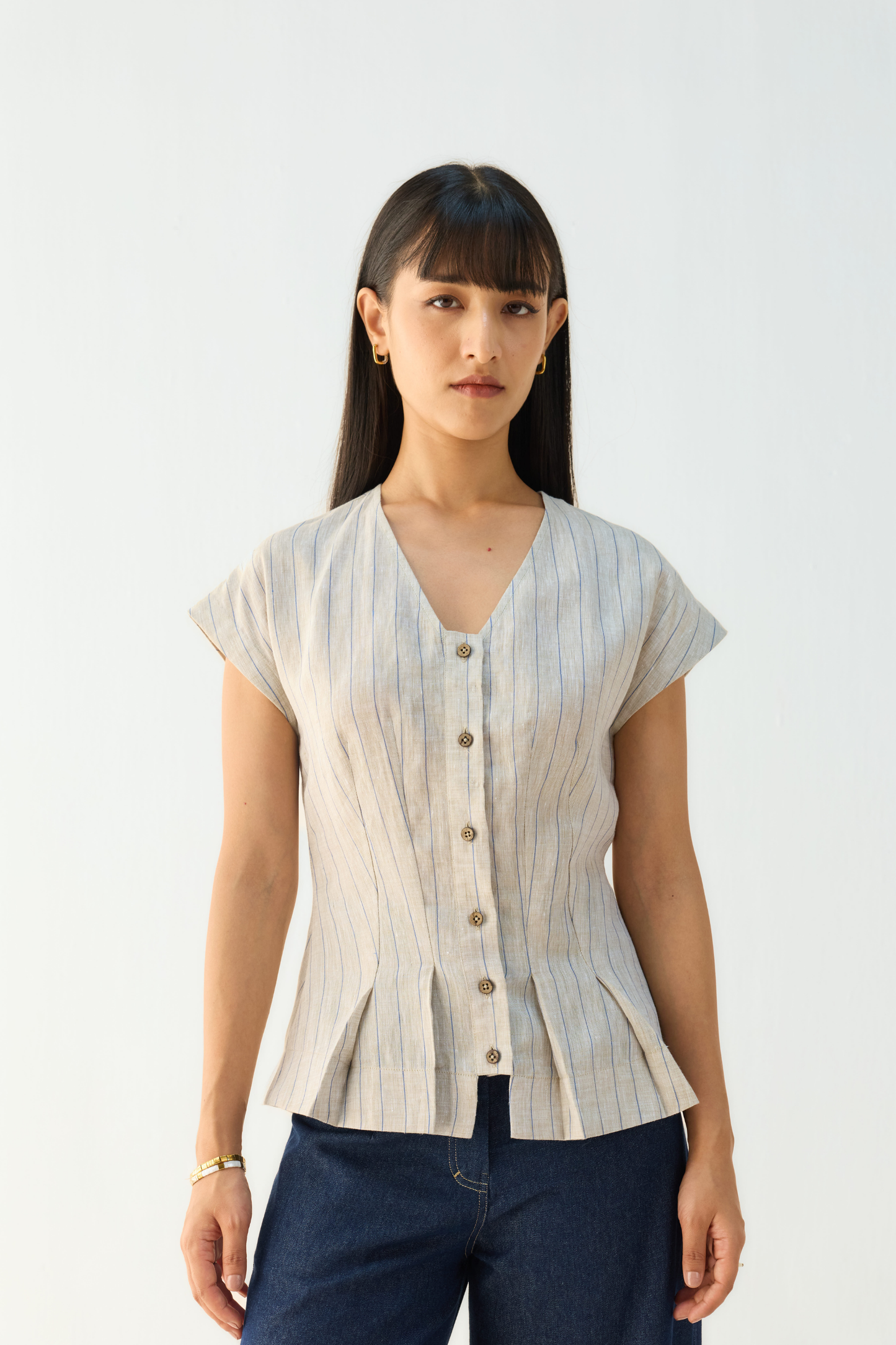 Soft Power Linen Top