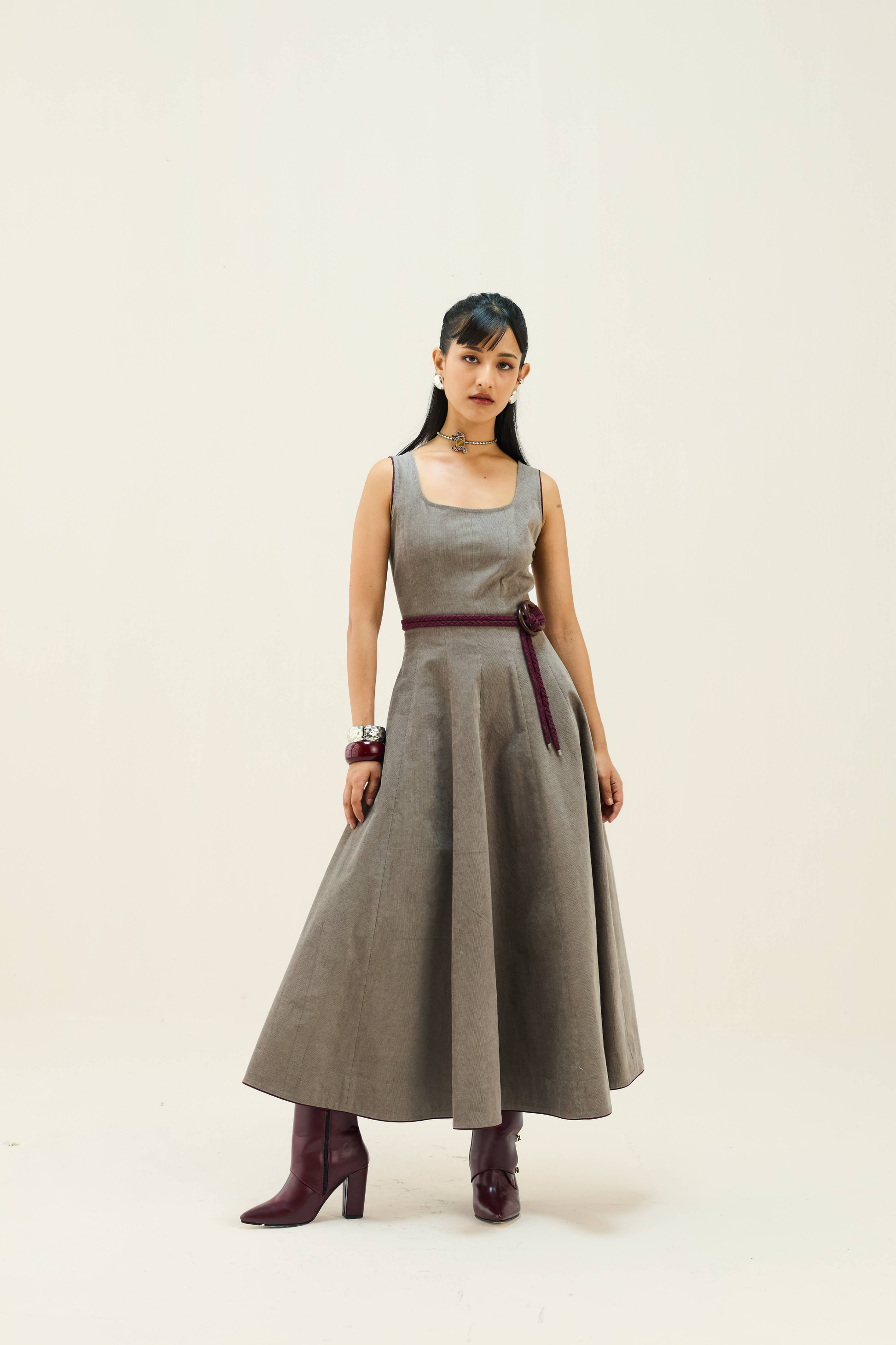 Soft Waves Corduroy Maxi Dress | SUI Sui Soft Waves Corduroy Maxi Dress | SUI Sui