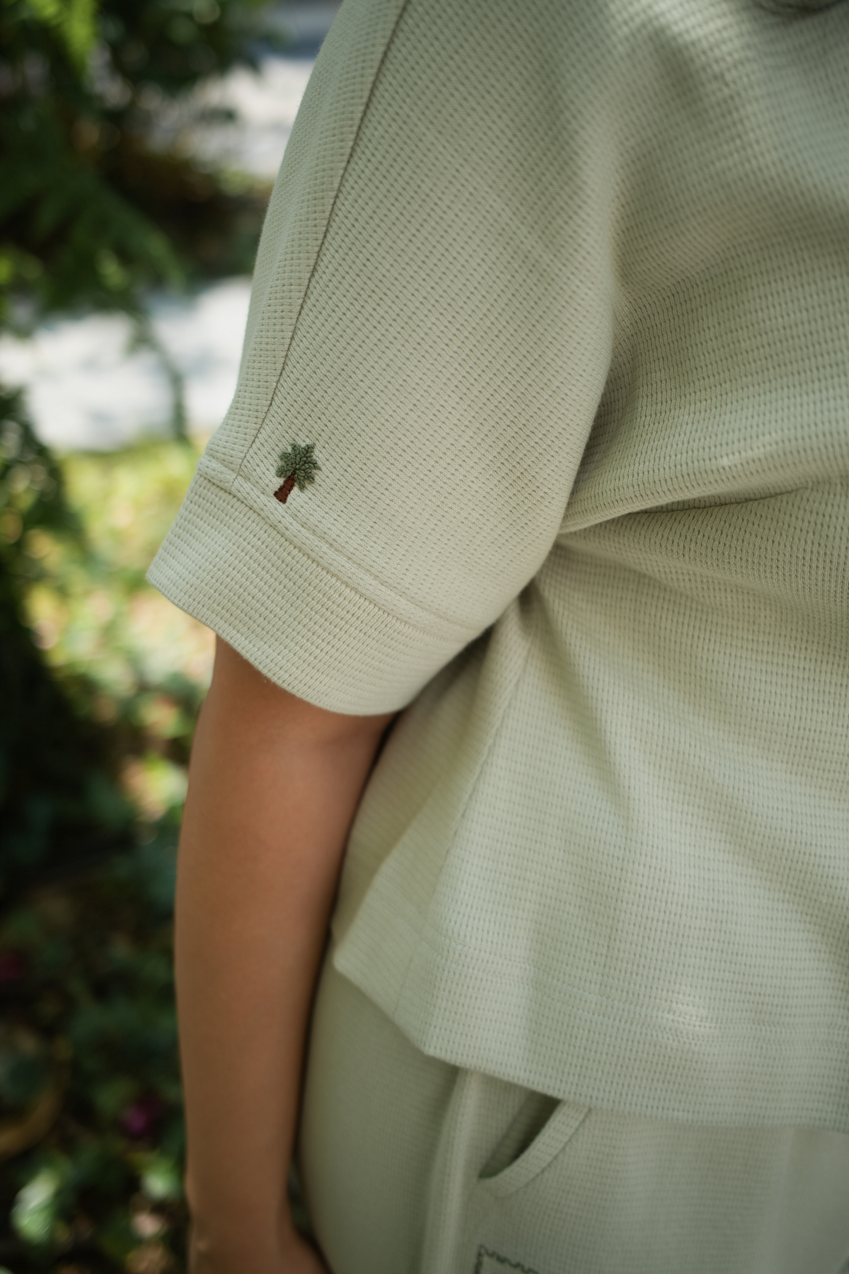 Summer Mint Organic Cotton Knit Top