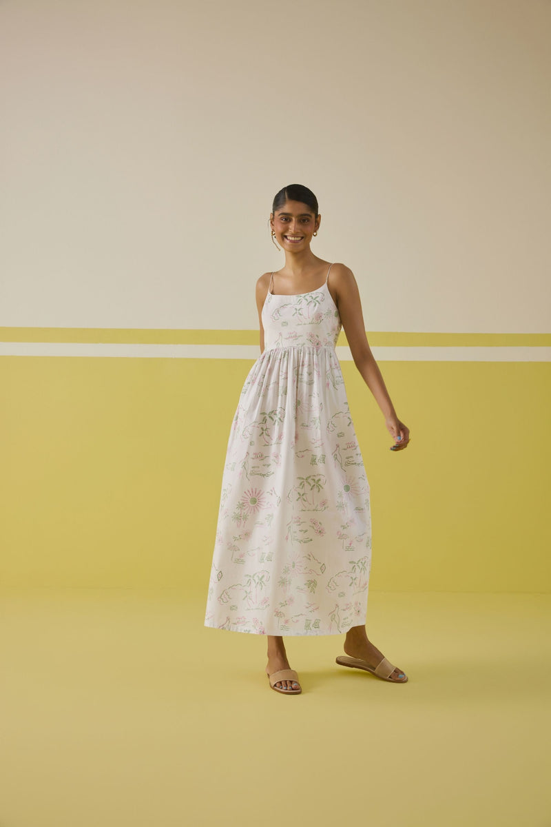 Sweet Sunshine Organic Cotton Maxi Dress