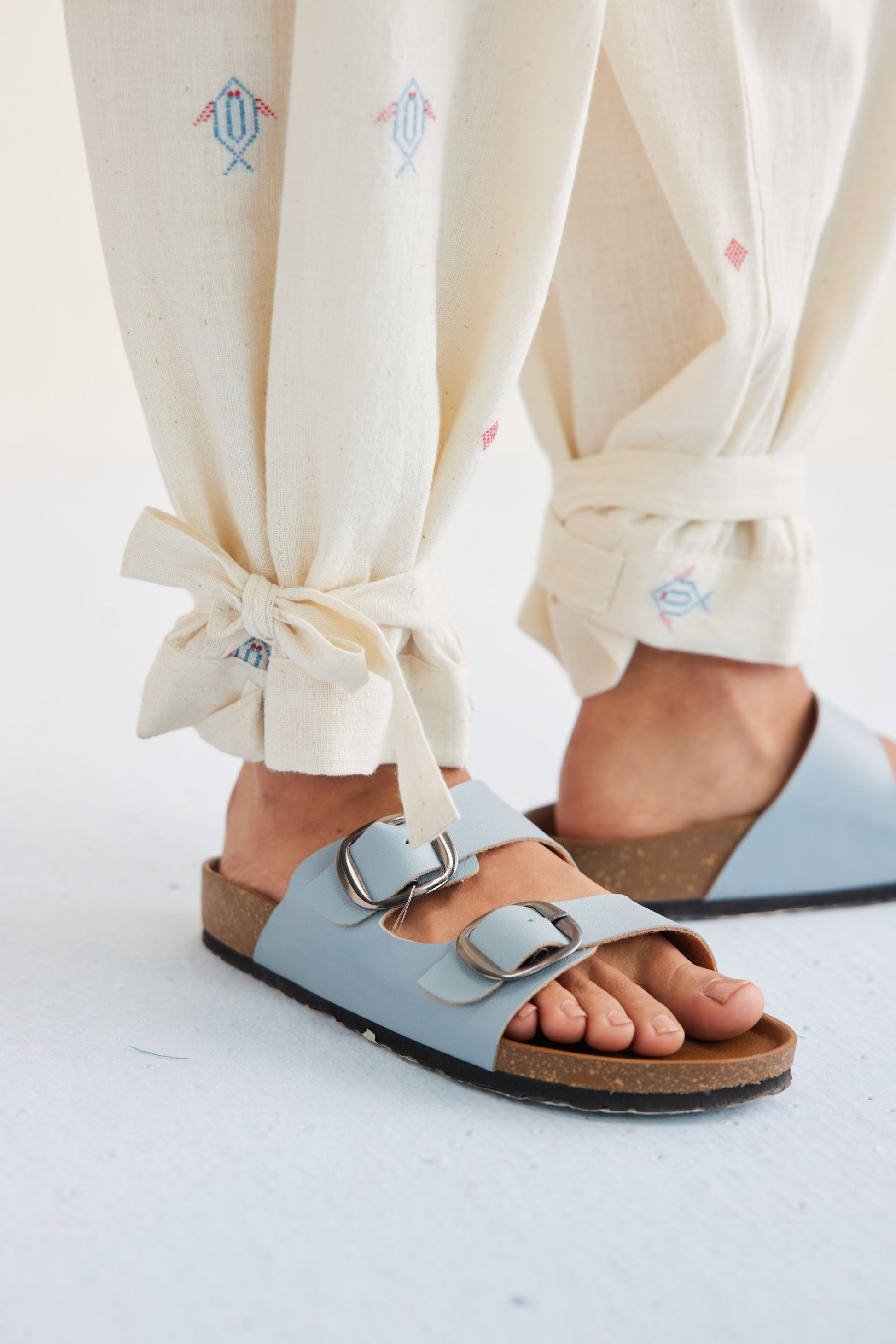 Swim Free Handwoven Kala Cotton Trousers