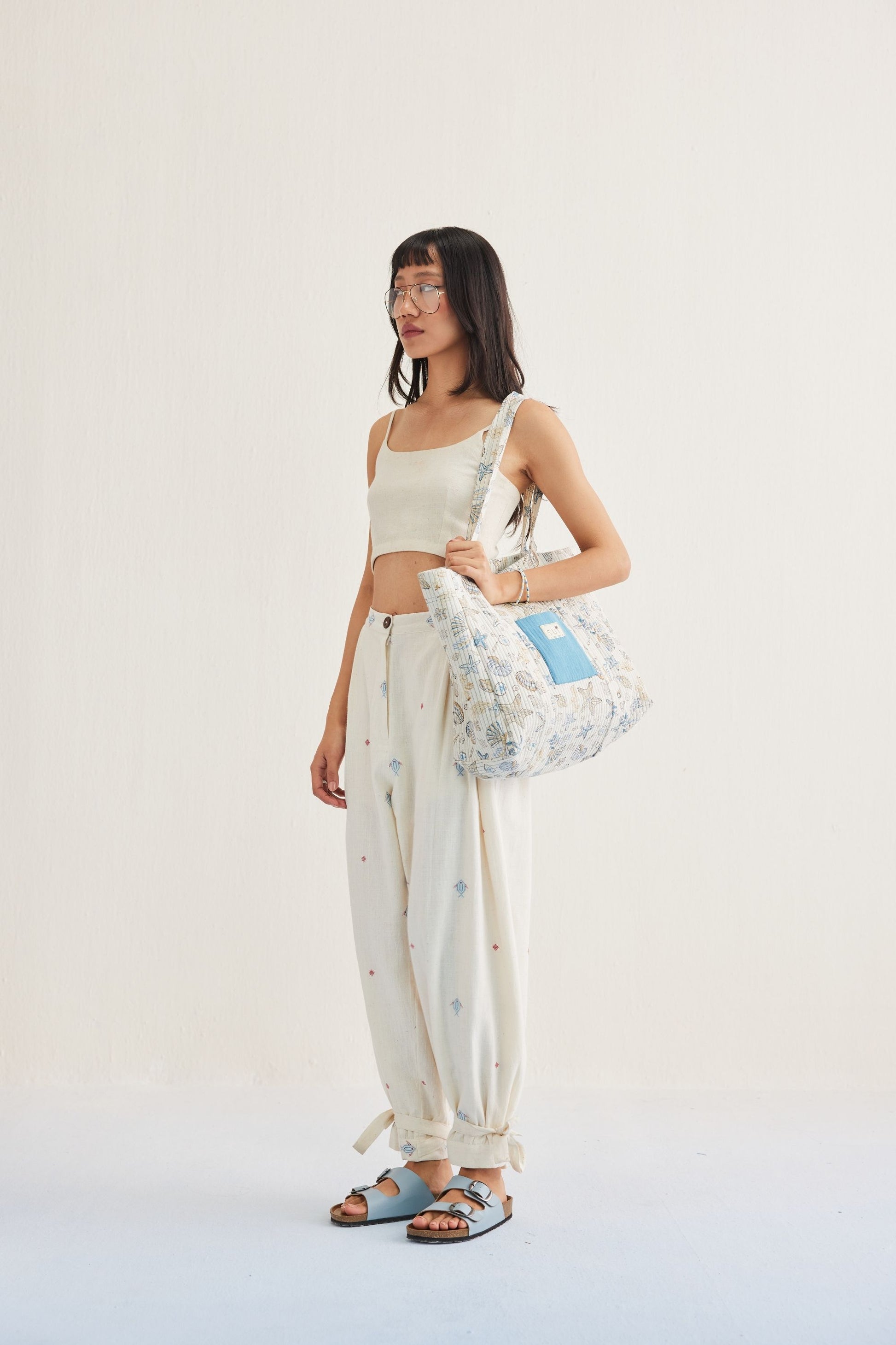 Swim Free Handwoven Kala Cotton Trousers