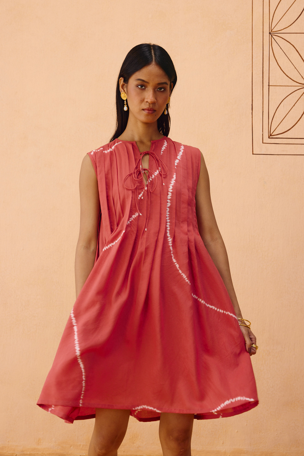 Terracotta Memories Lyocell Dress