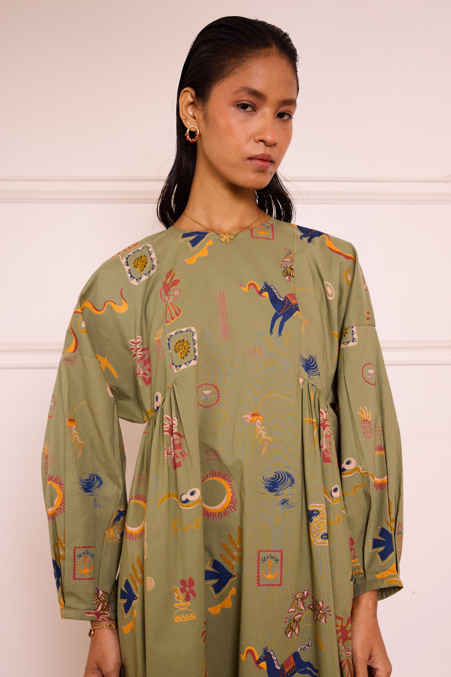 The Bold Organic Cotton Poplin Kurta