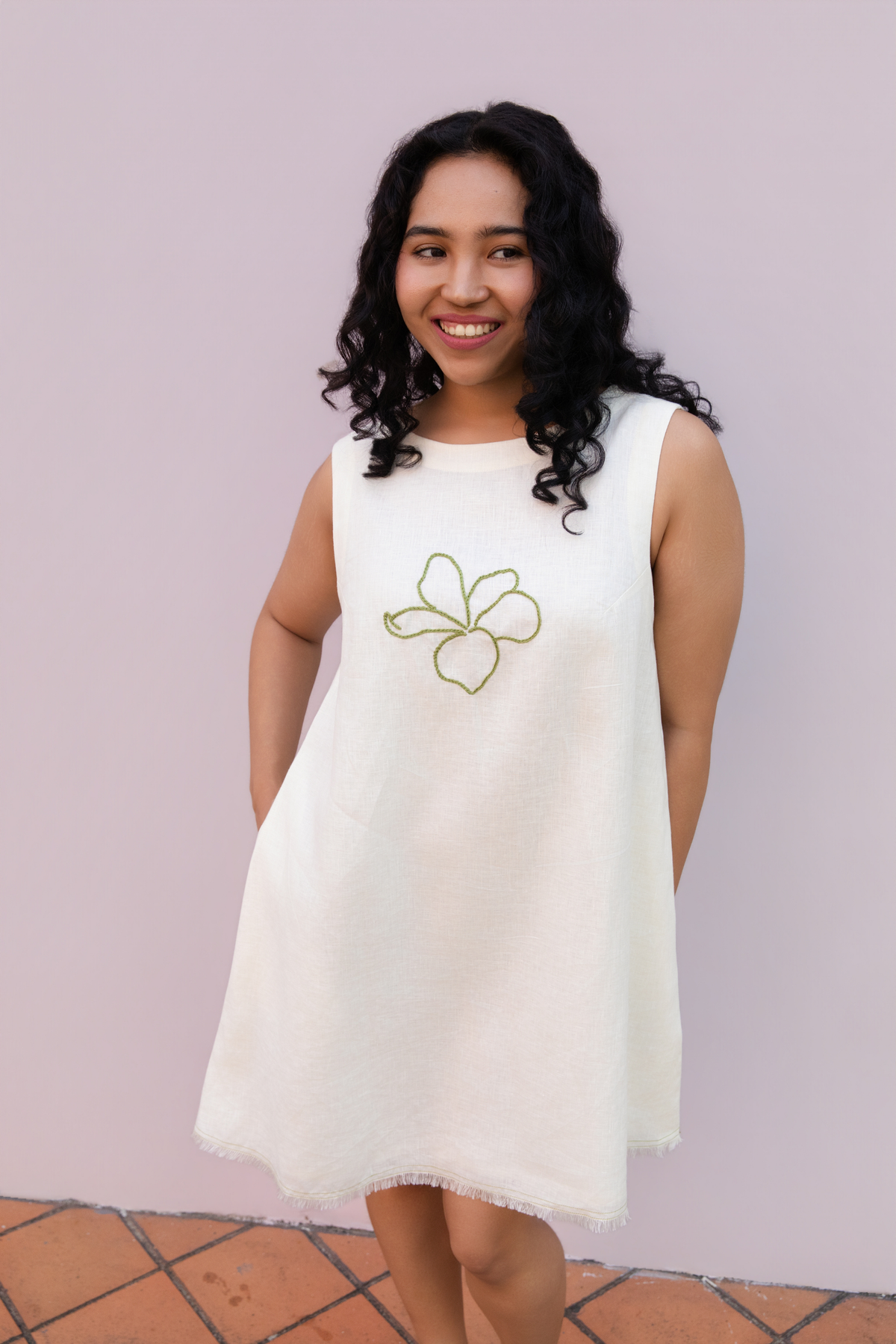 The Champa Linen Dress