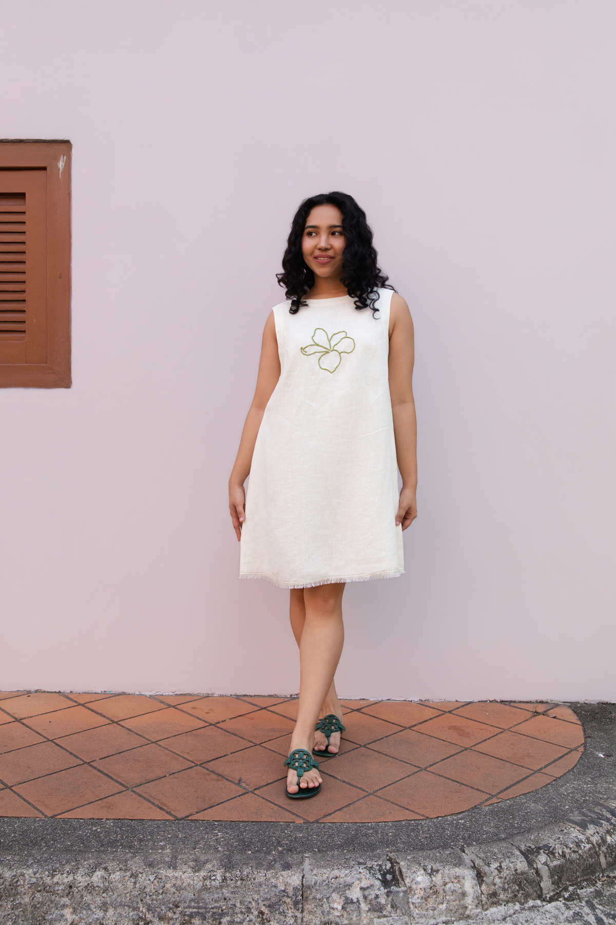 The Champa Linen Dress