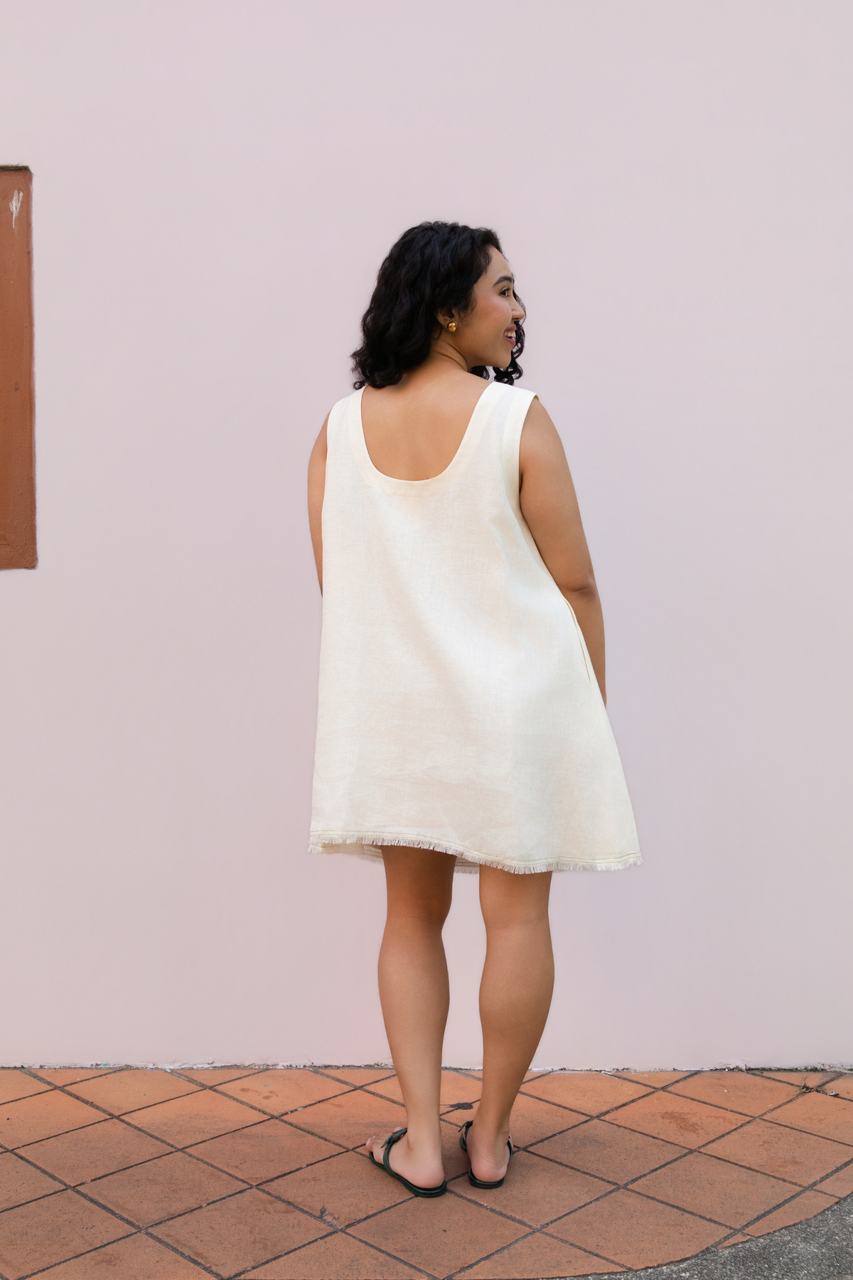 The Champa Linen Dress