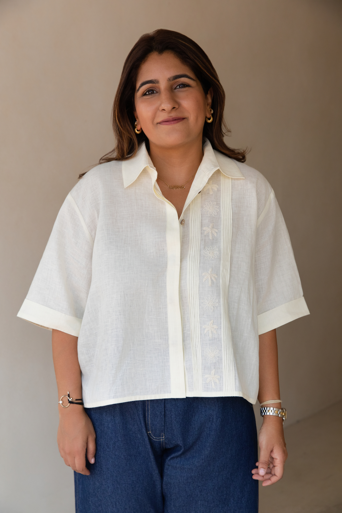 The Classic Palm Linen Shirt