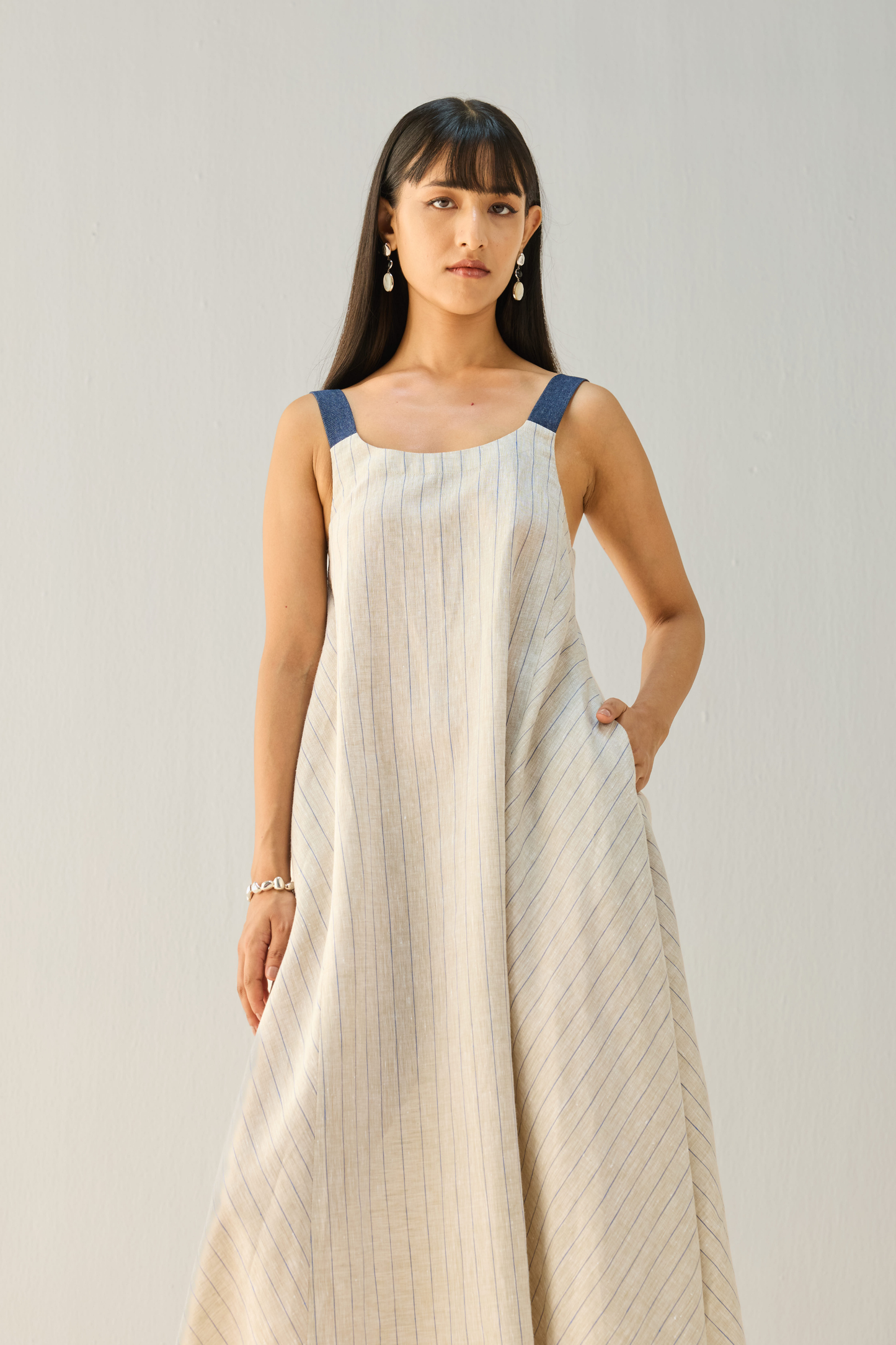 The Element Linen Maxi Dress