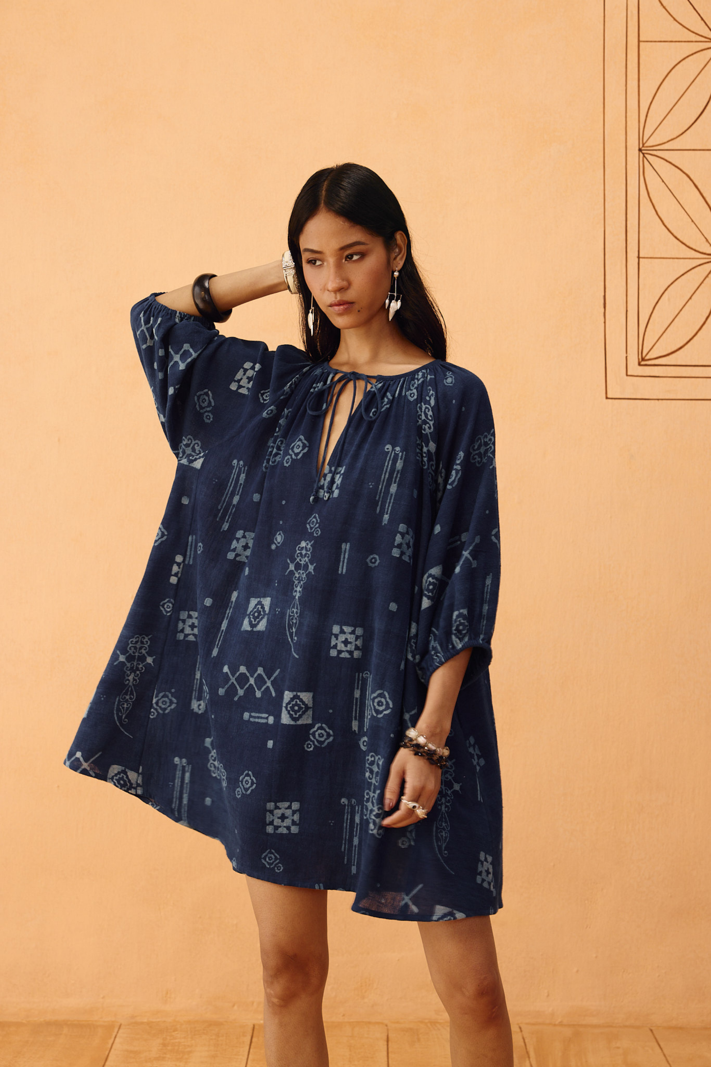 The Heirloom Handspun Handwoven Organic Cotton Dress