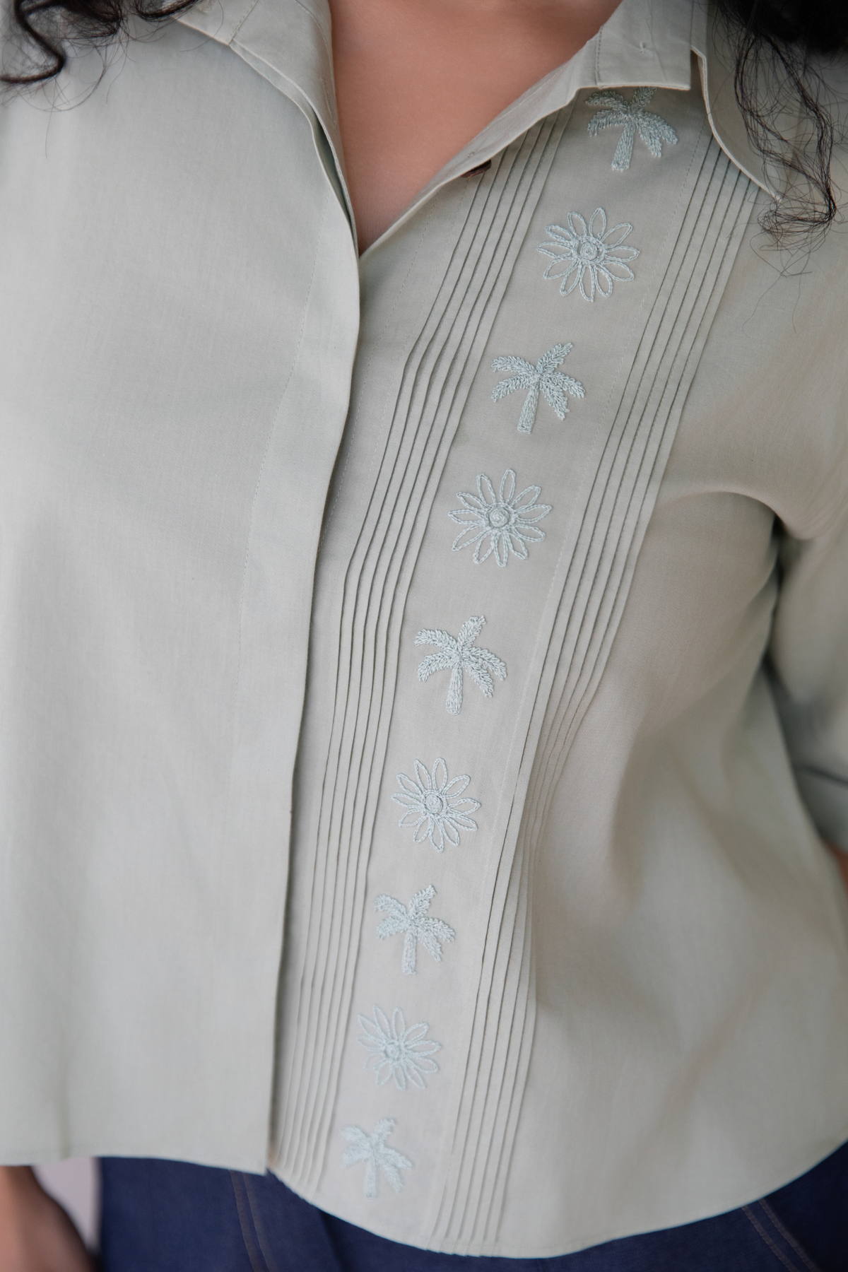 The Mint Palm Organic Cotton Shirt