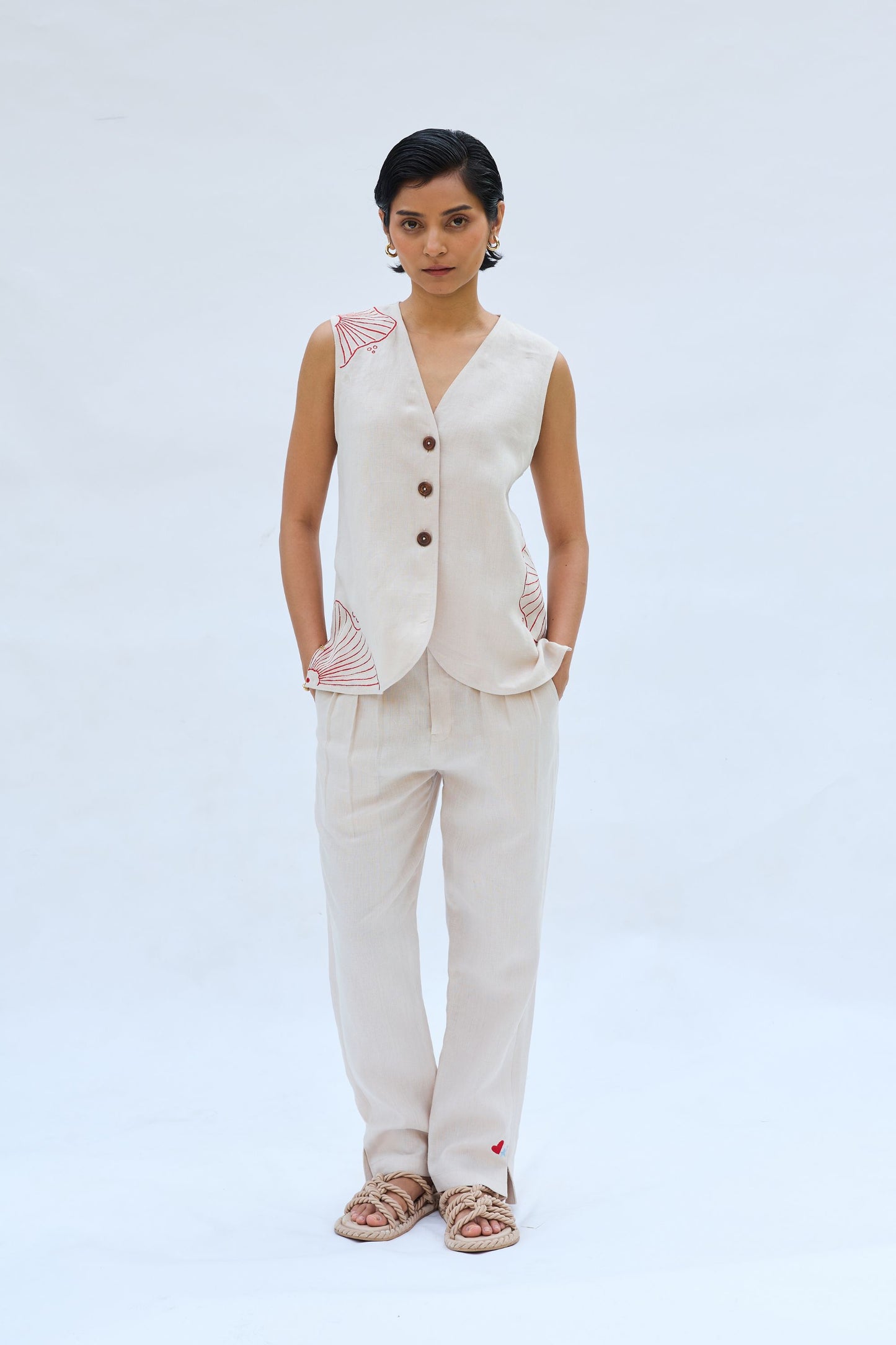 Misty Ocean Linen Set