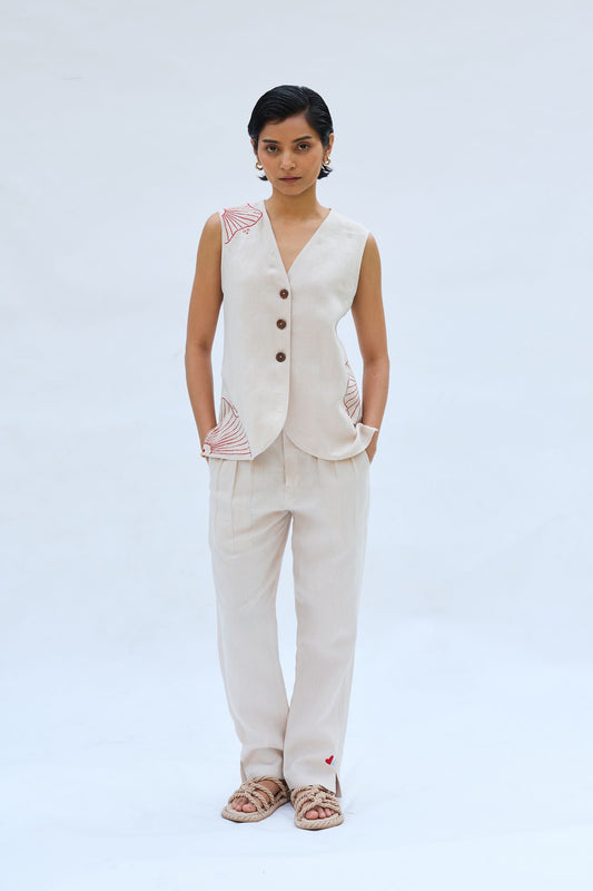 Misty Ocean Linen Set