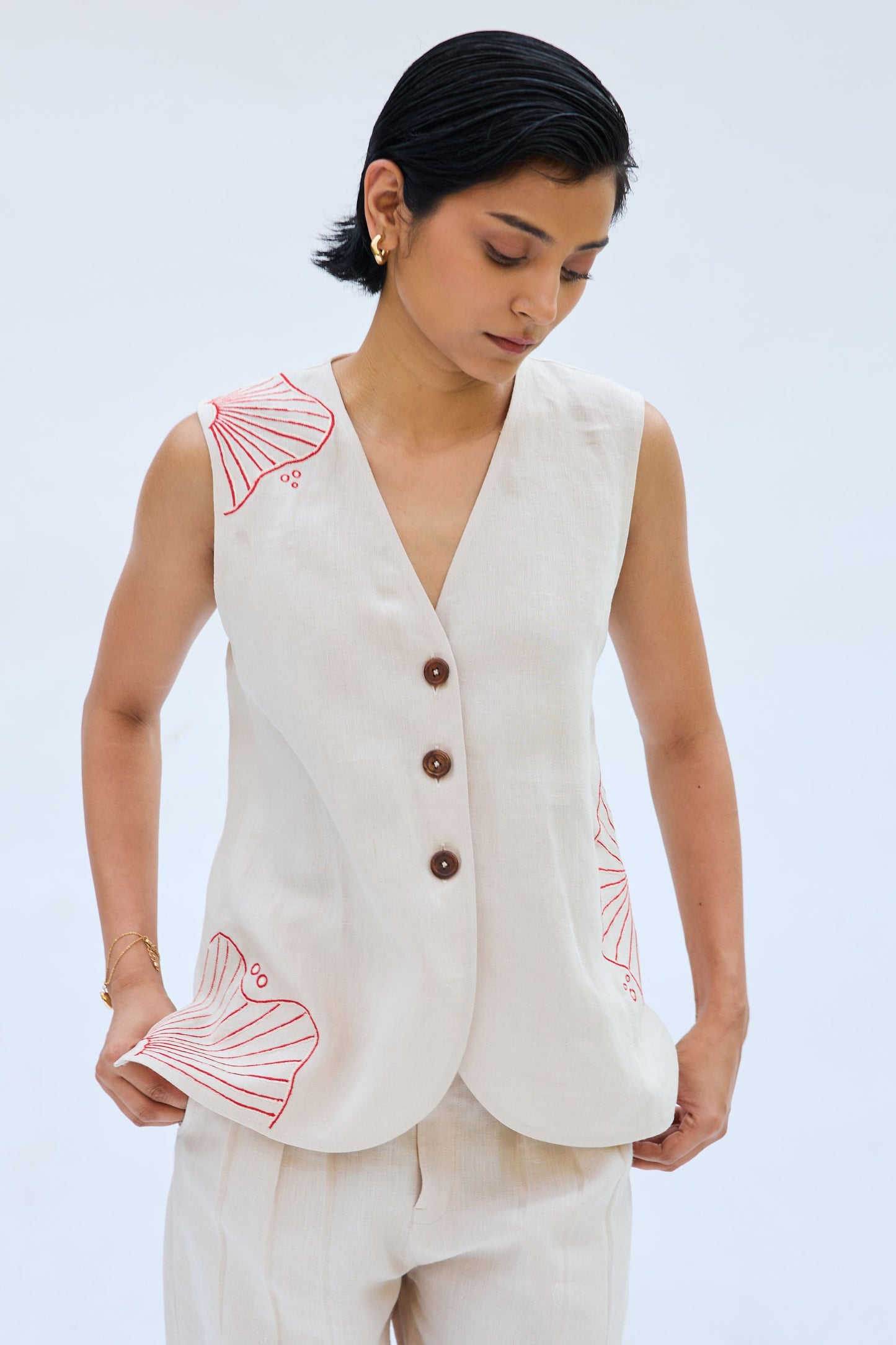 Misty Ocean Linen Set