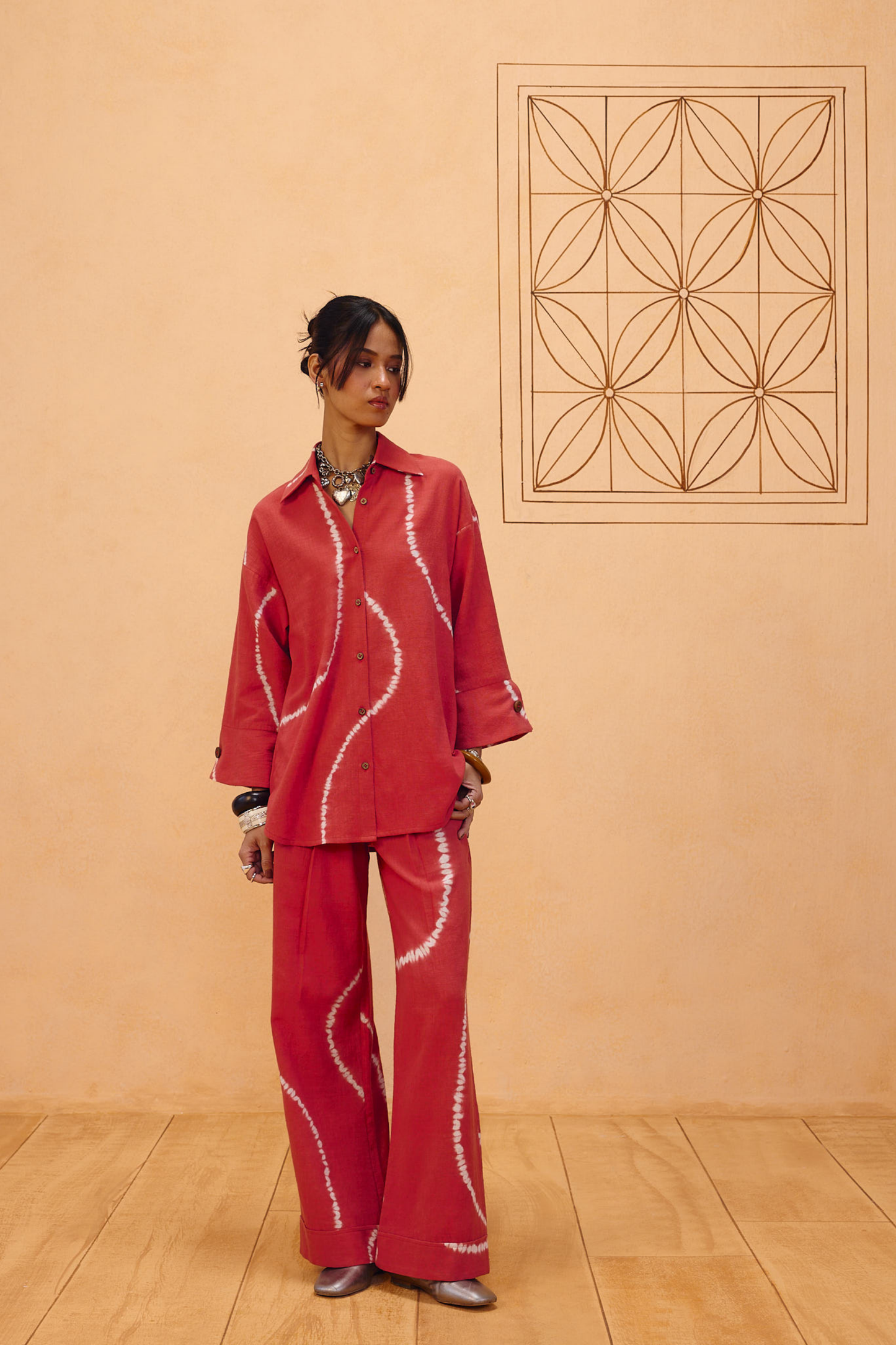 The Path Handspun Handwoven Tie Dye Shirt
