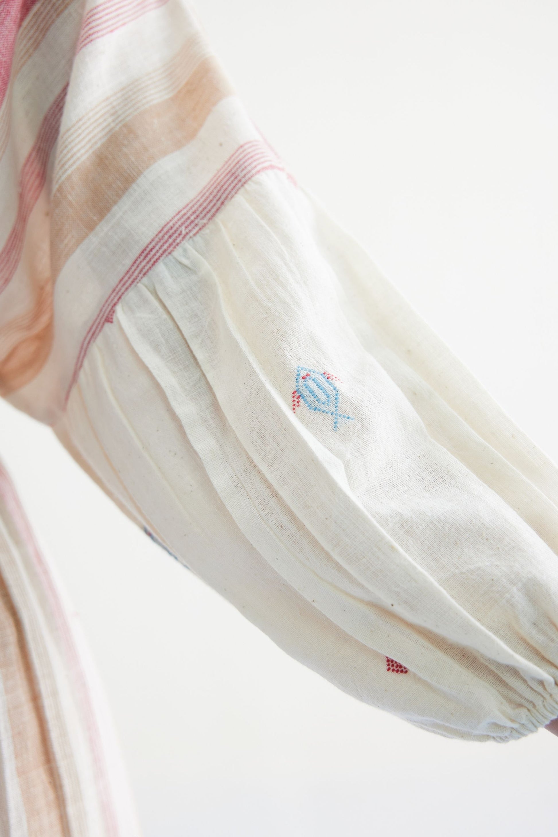 The Reef Shore Handwoven Kala Cotton Midi Dress