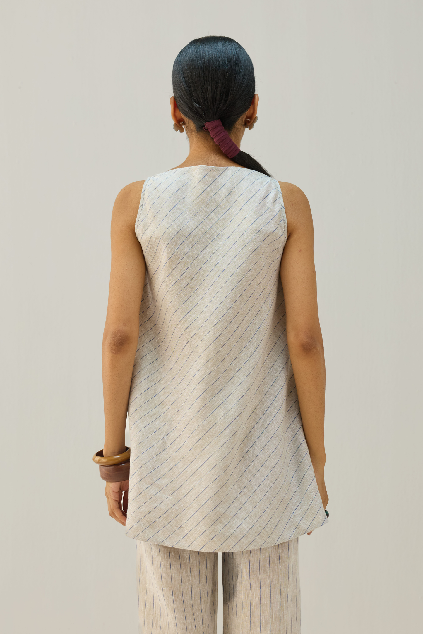 The Ripple Linen Top
